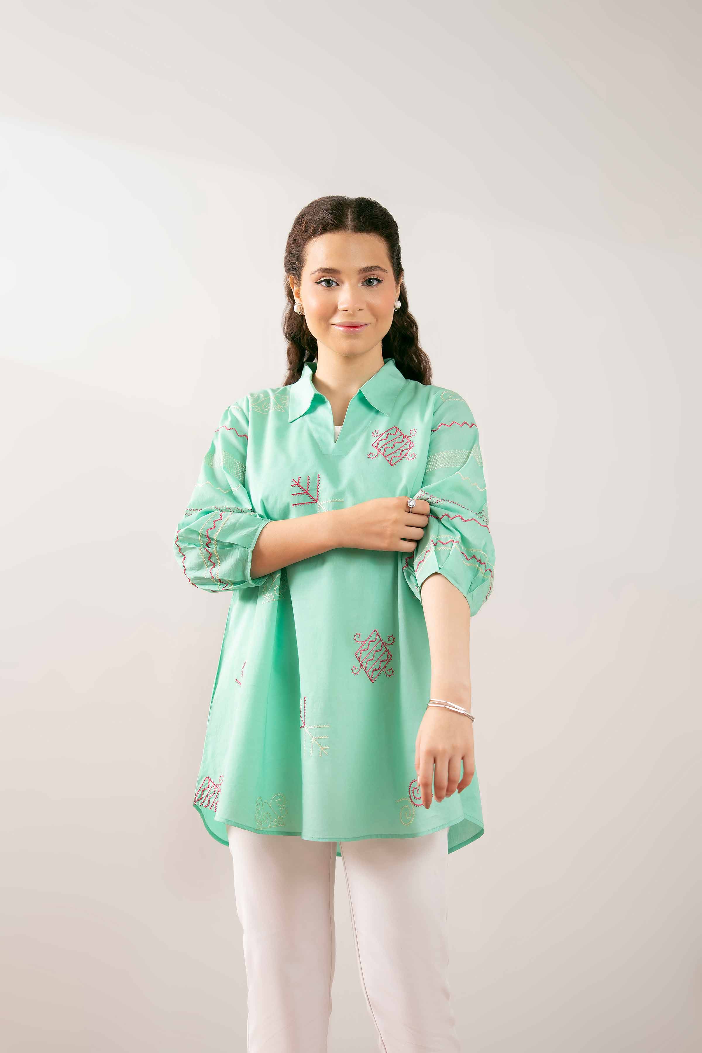 Embroidered Tunic - PS25-201