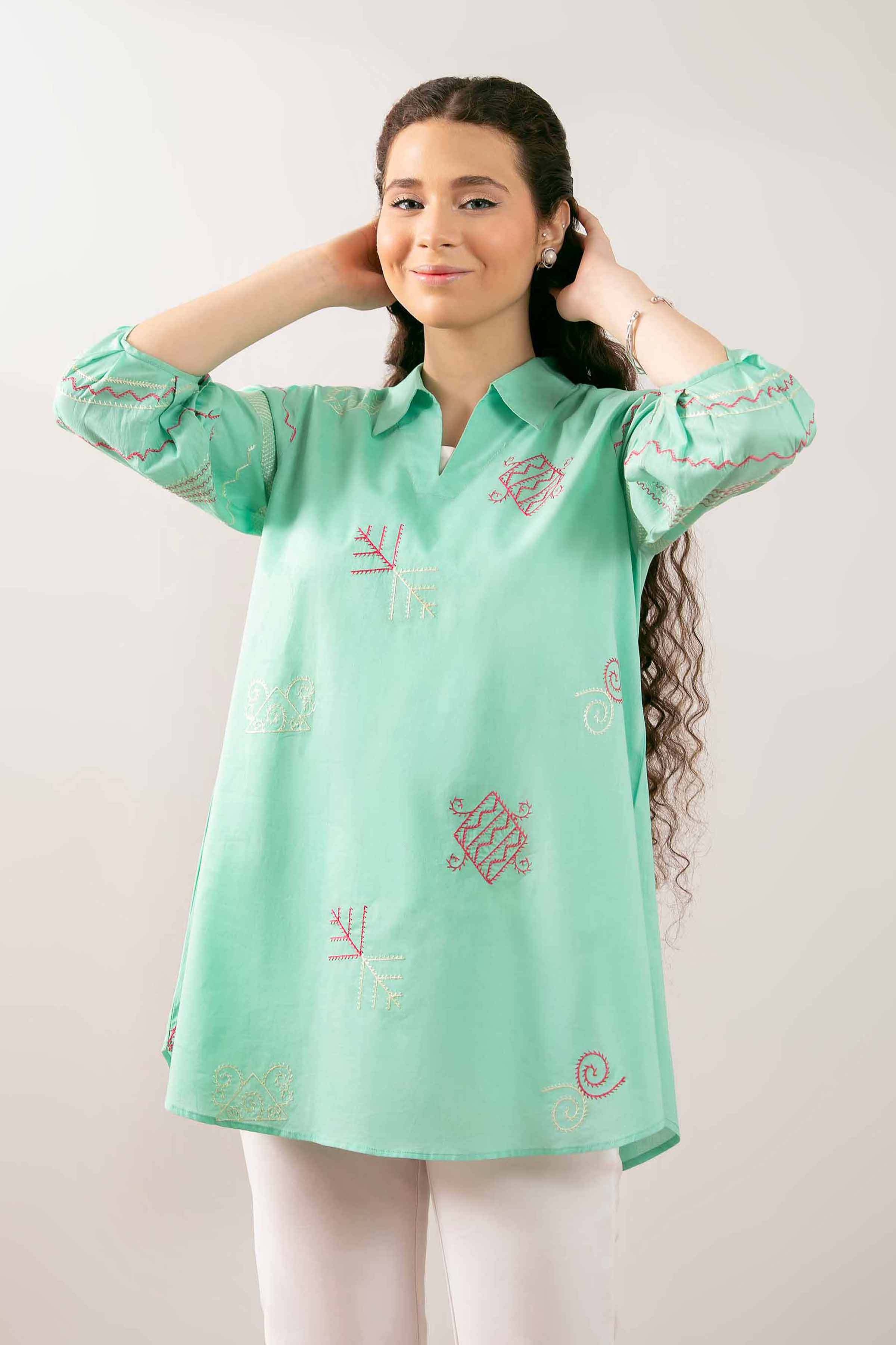 Embroidered Tunic - PS25-201
