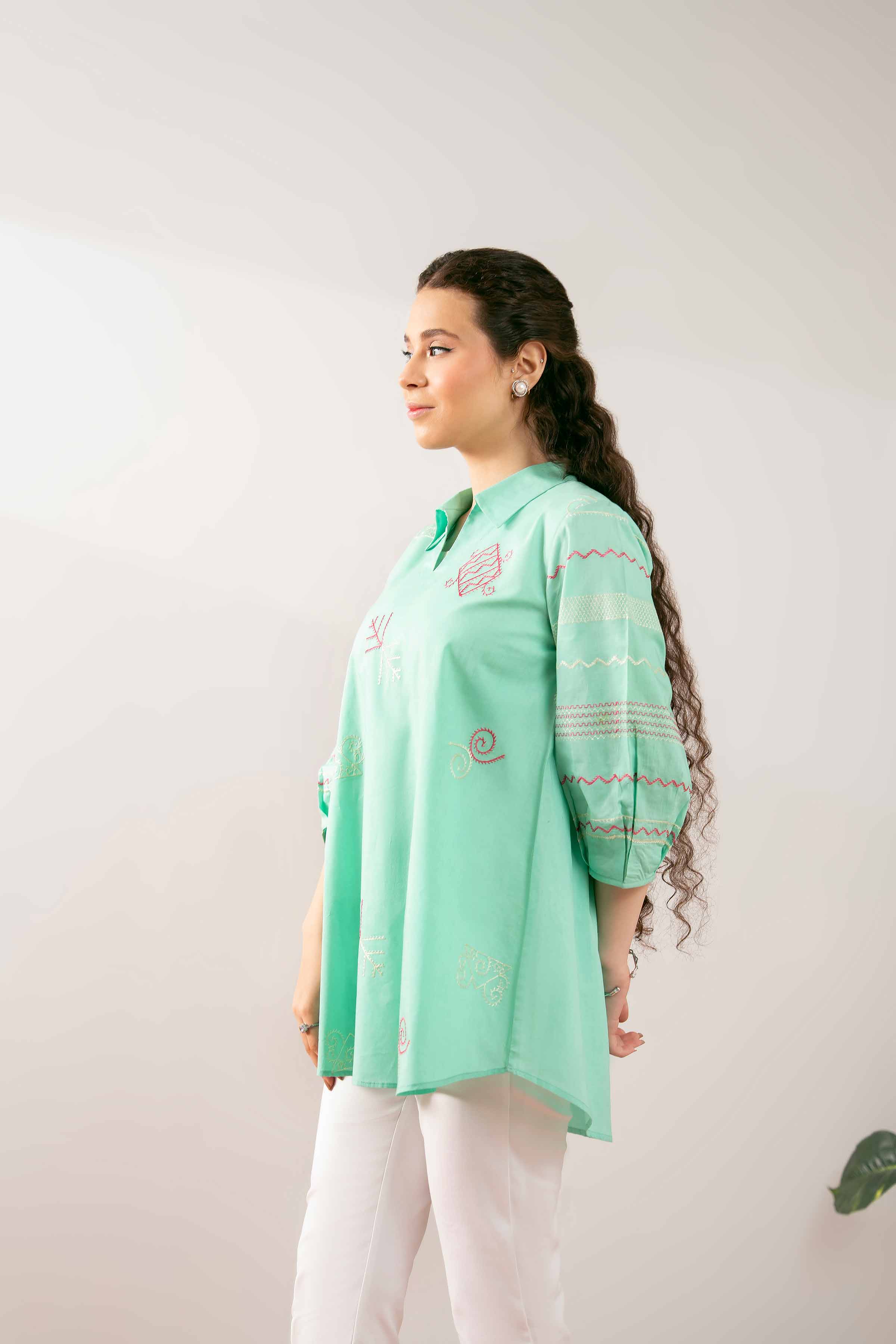 Embroidered Tunic - PS25-201