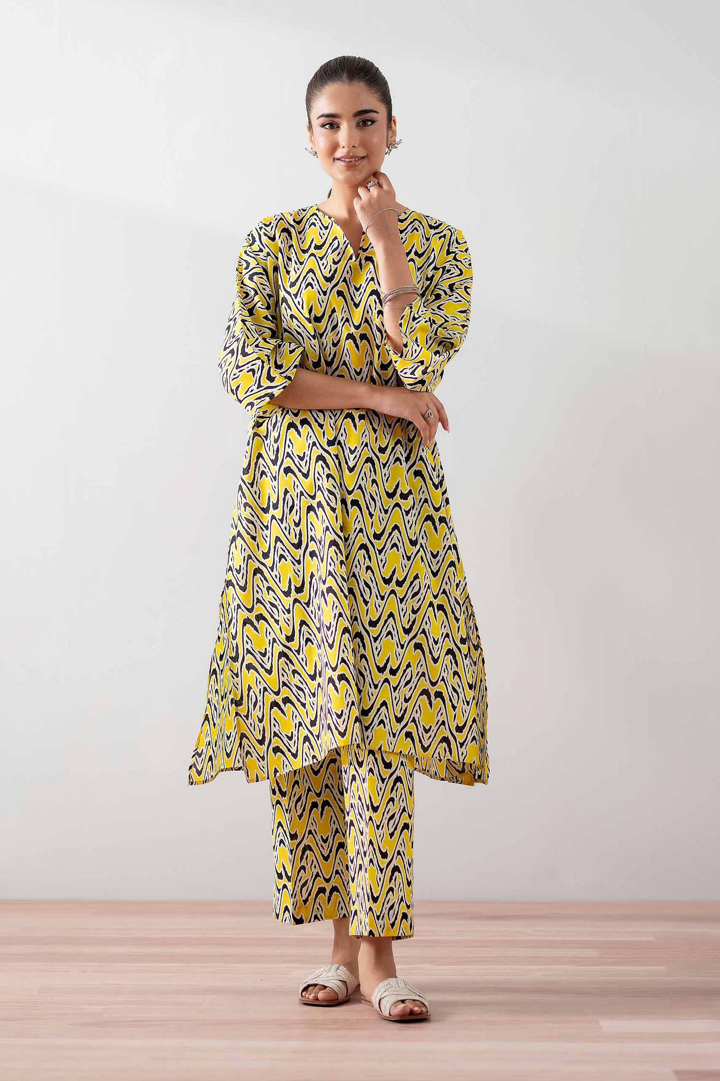 2 Piece - Printed Suit - PS25-217
