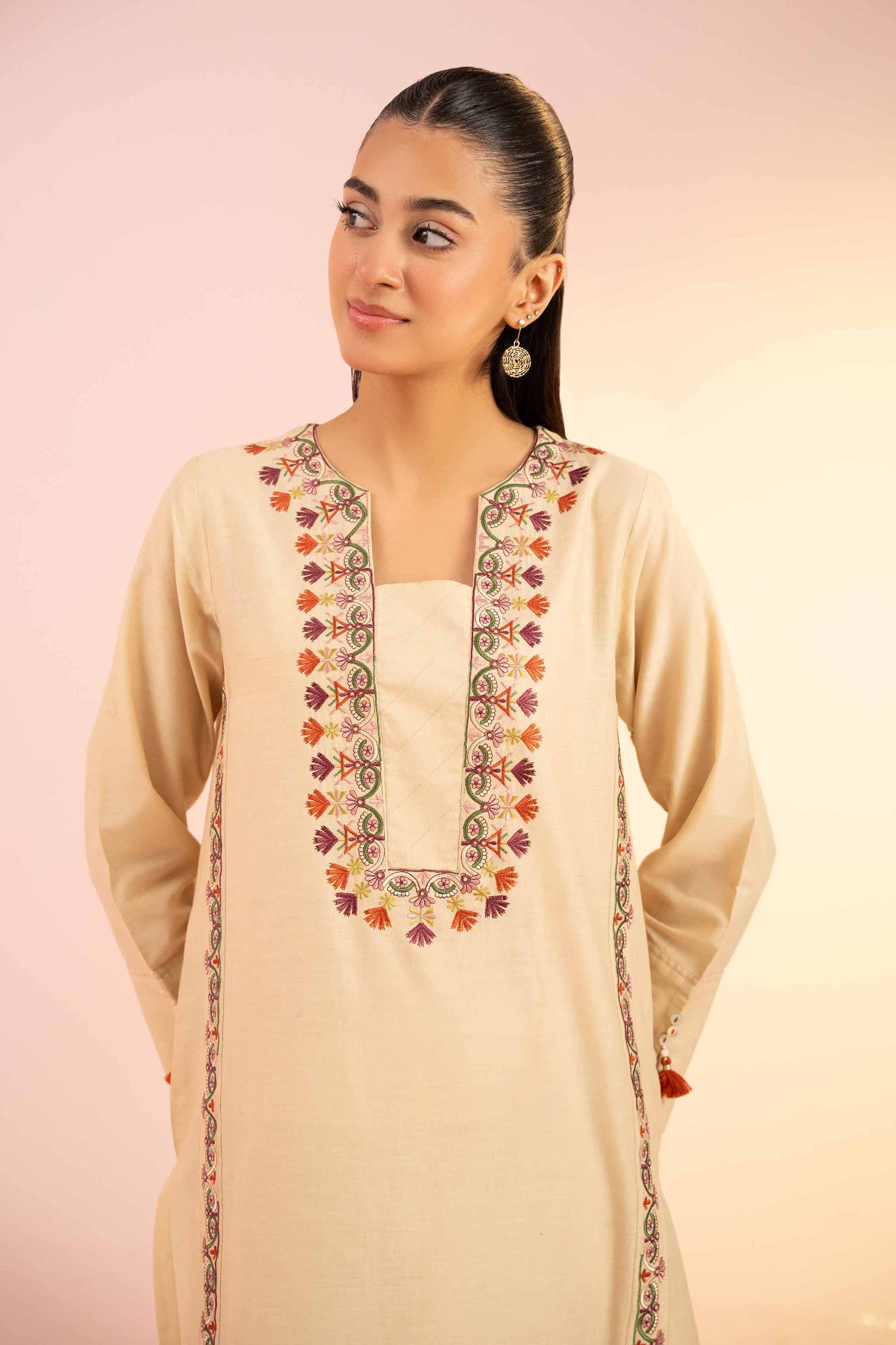 2 Piece - Embroidered Suit - PS25-38