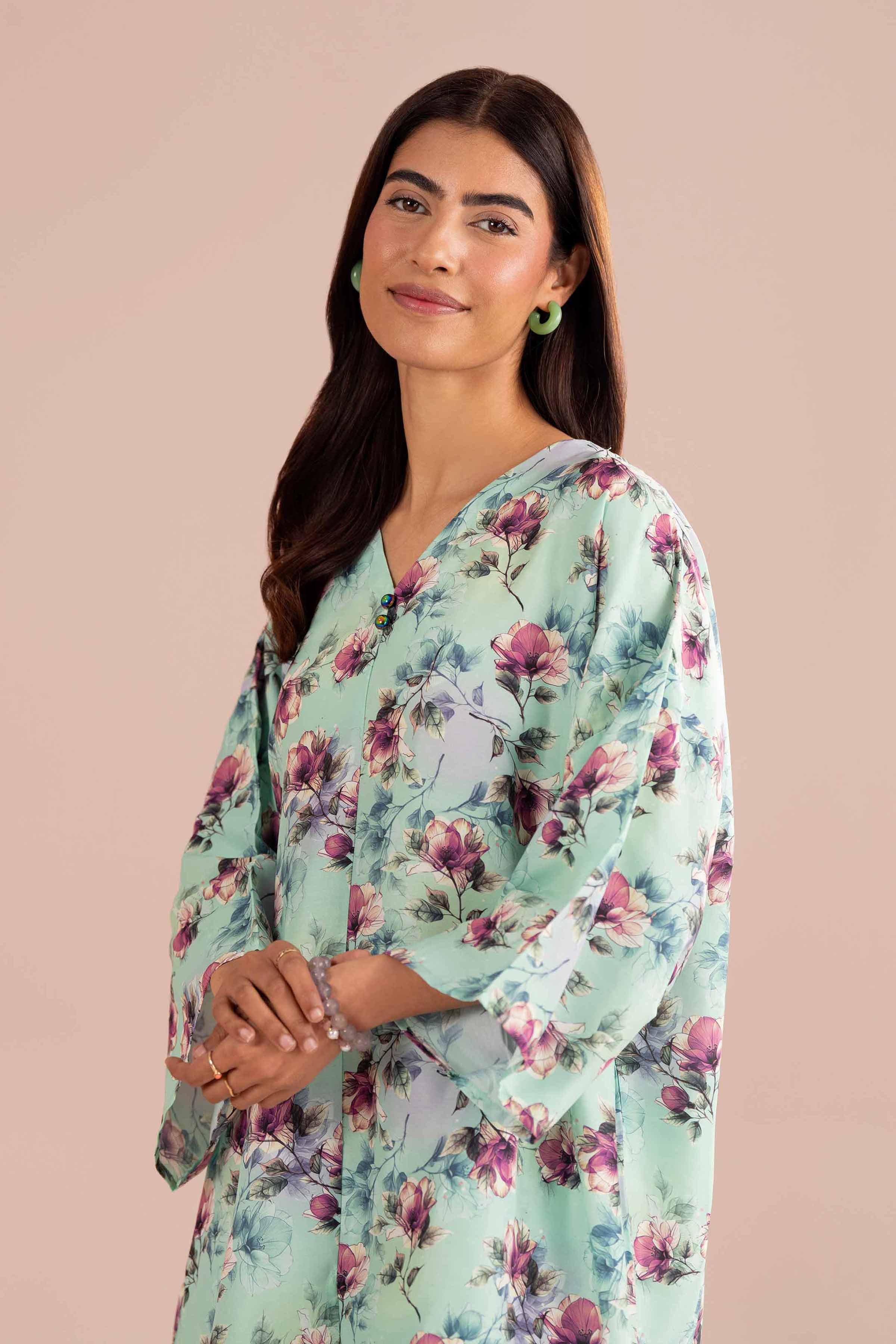 2 Piece - Printed Suit - PS26-67 Green Lawn 2PC Printed