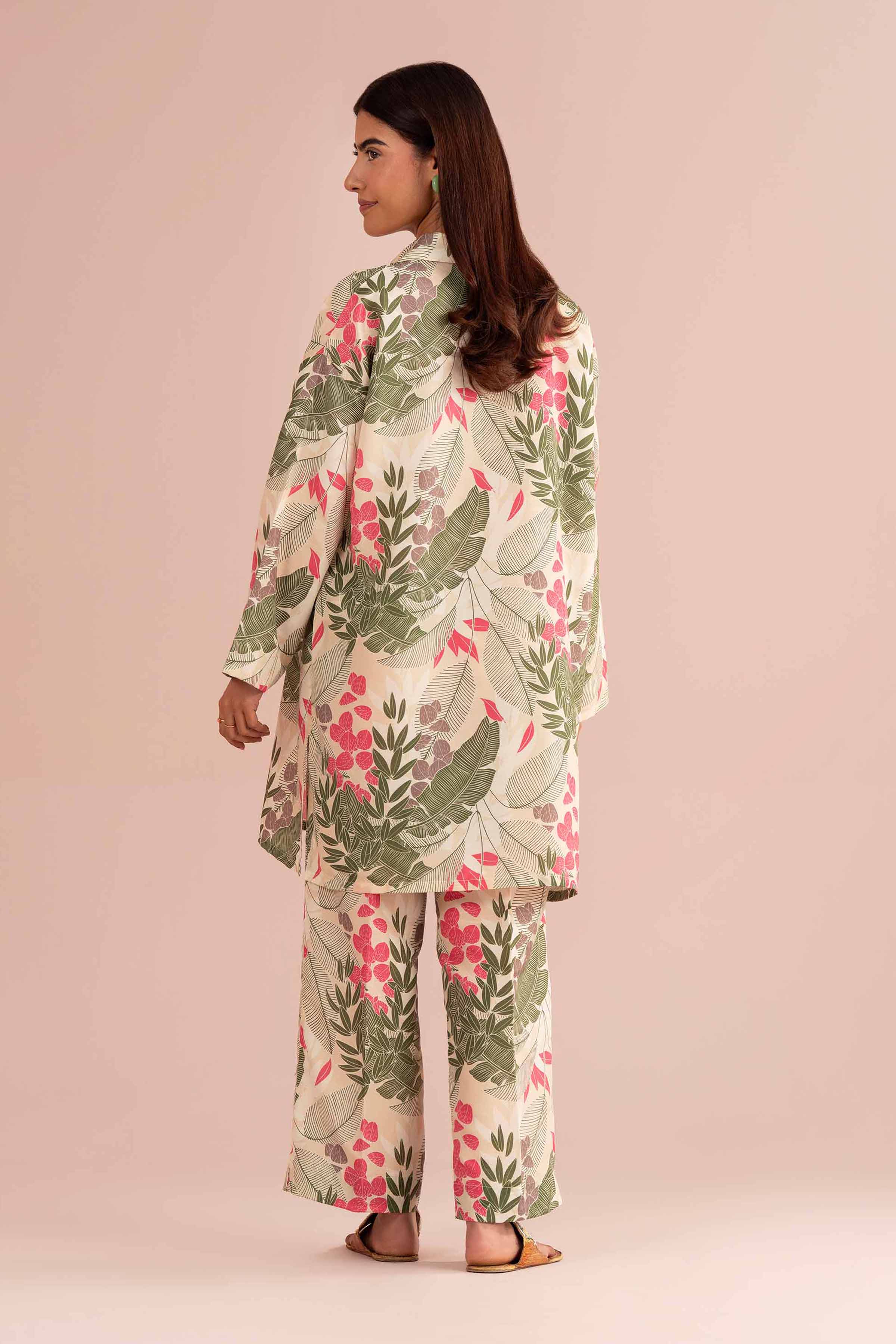 2 Piece - Printed Suit - PS26-68 Off White Lawn 2PC Printed READY TO WEAR
