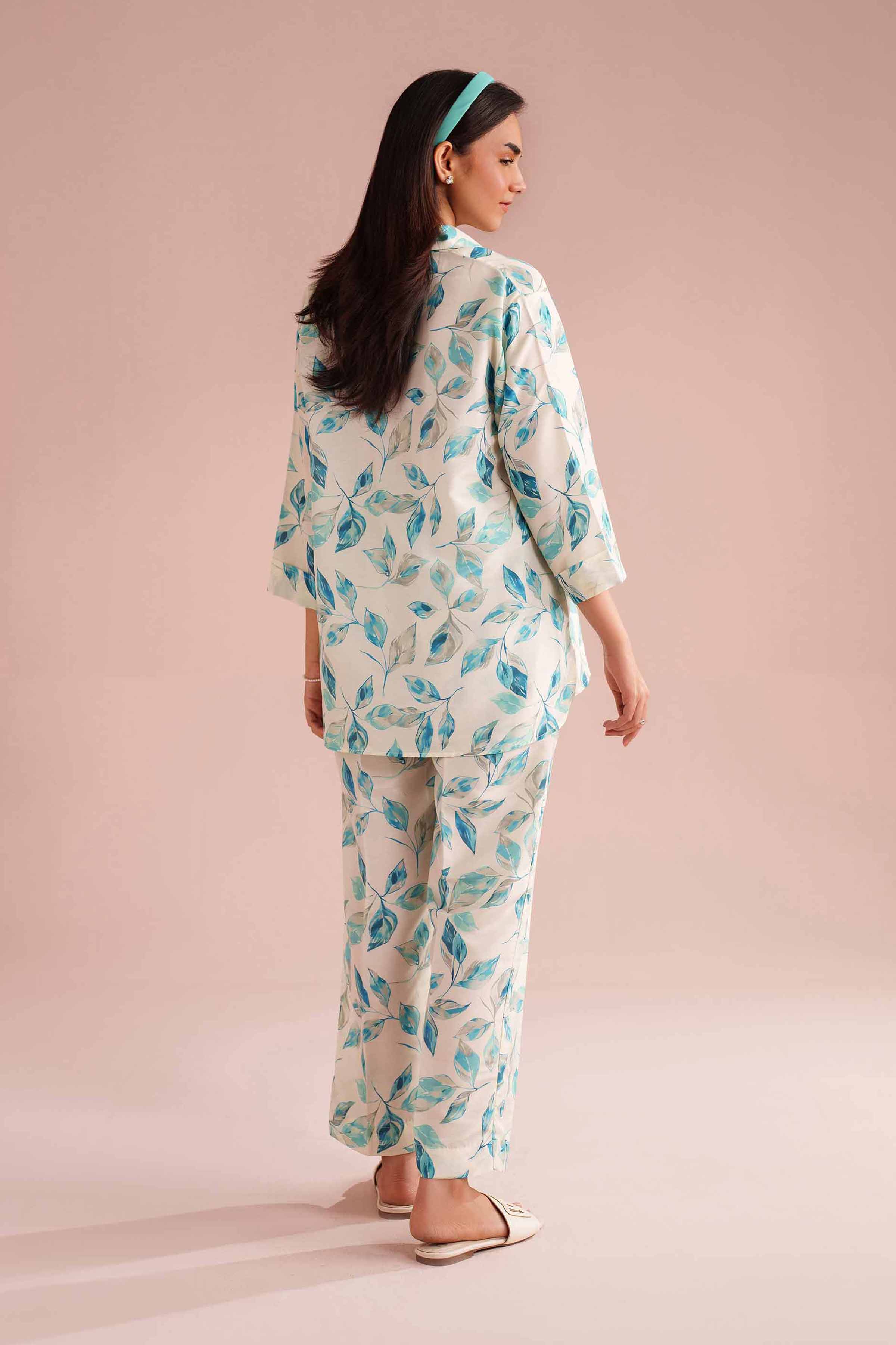 2 Piece - Printed Suit - PS26-80 Off White Lawn 2PC Printed READY TO WEAR