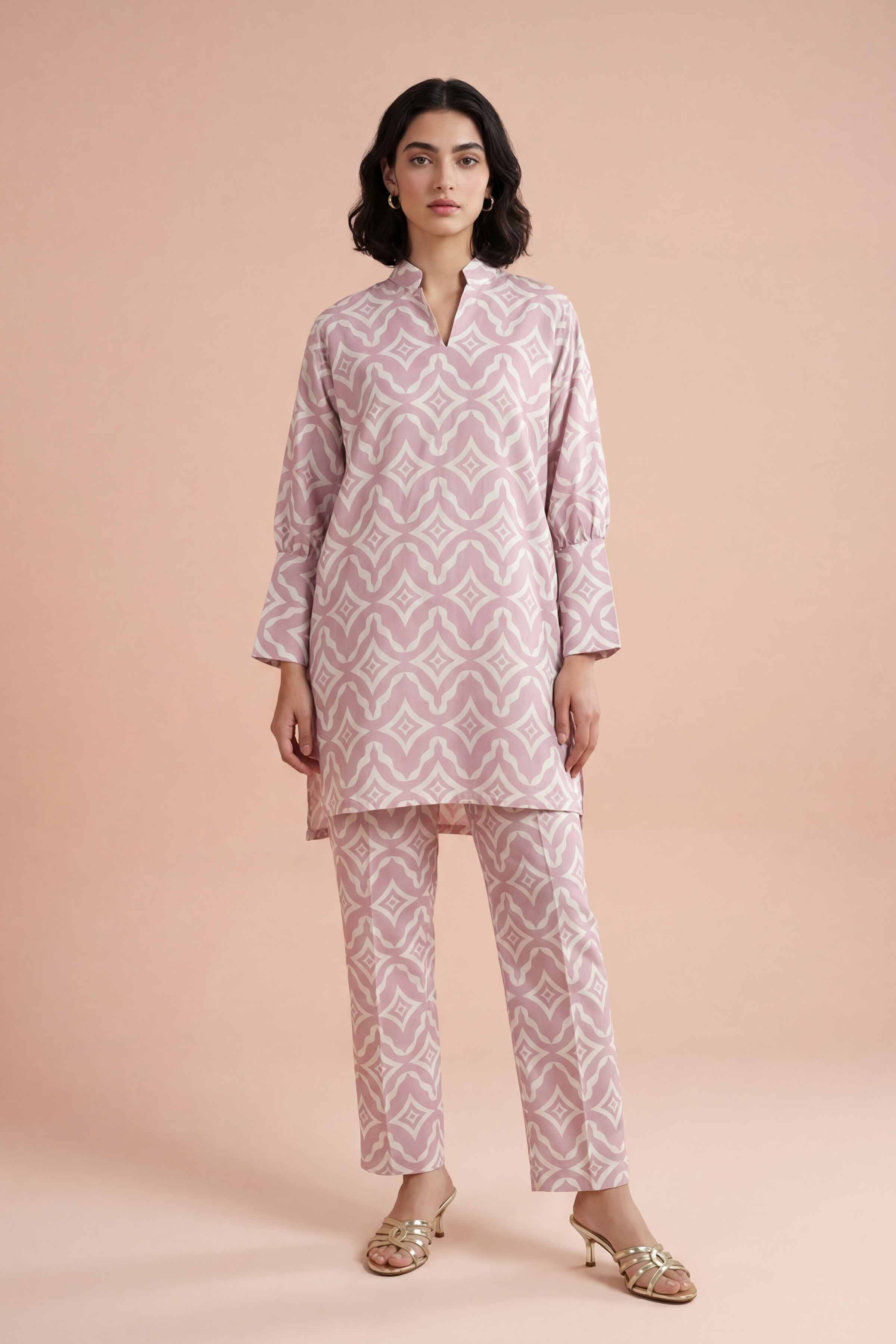 2 Piece - Printed Suit - PS26-85