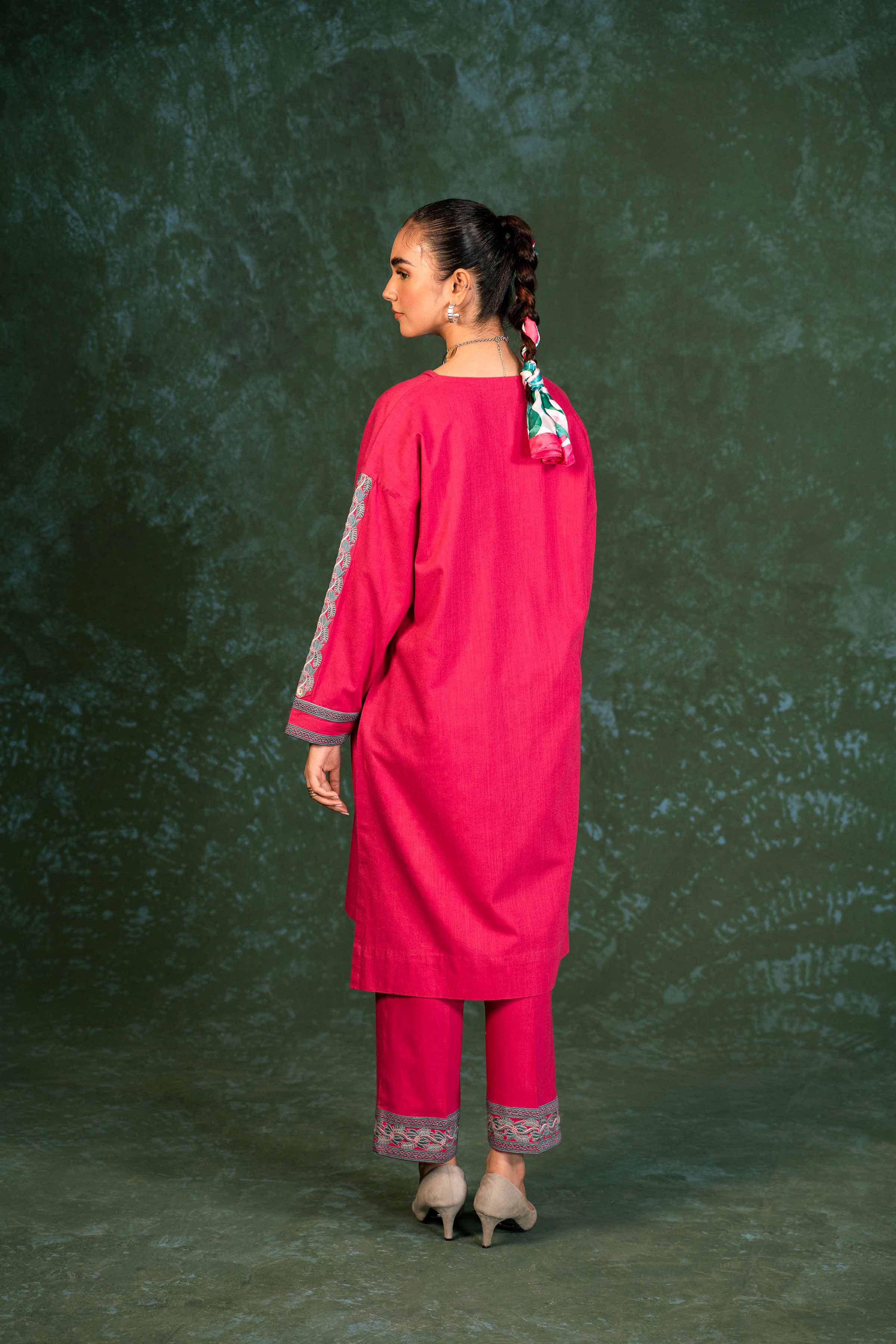 2 Piece - Embroidered Suit - PW23-64