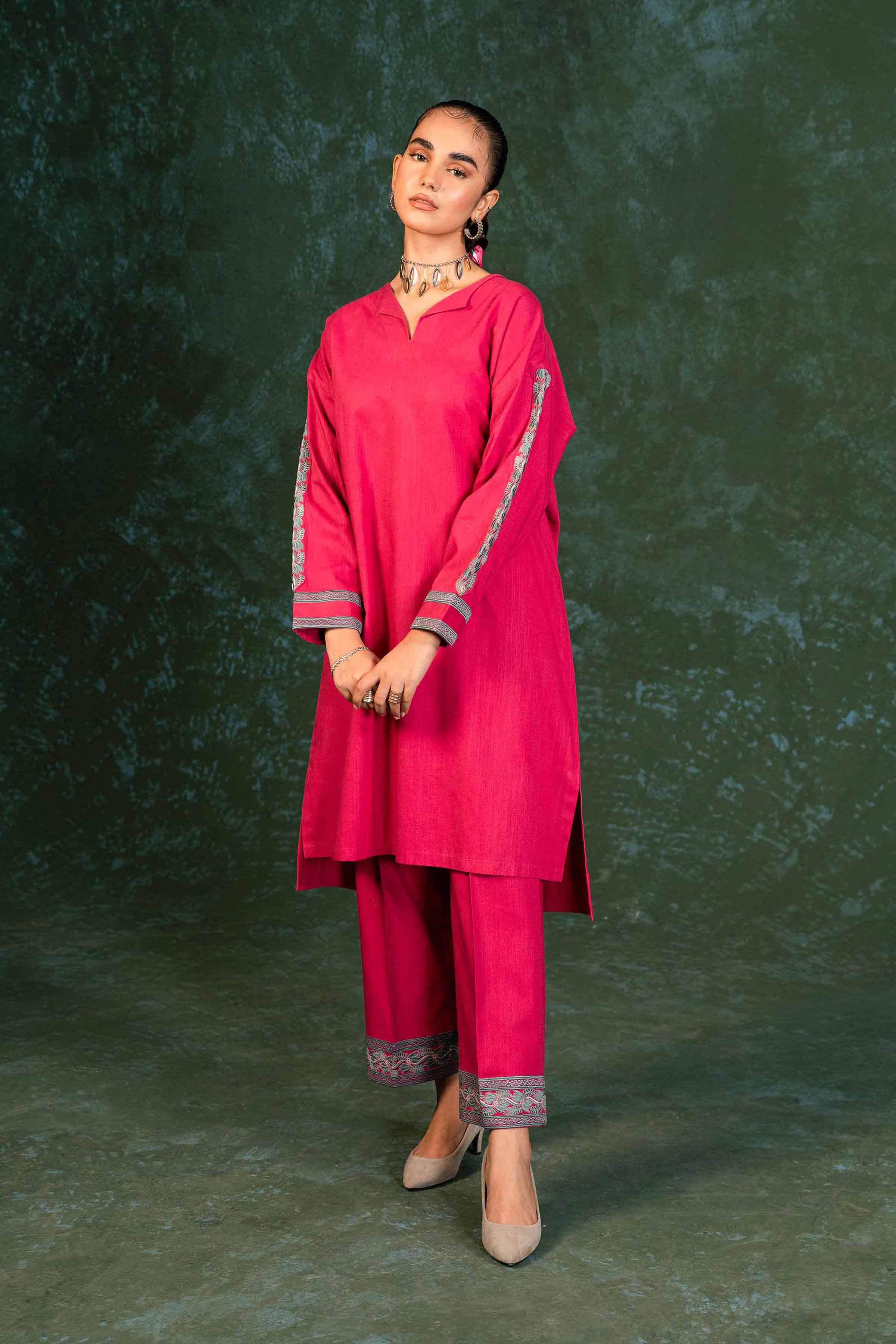 2 Piece - Embroidered Suit - PW23-64