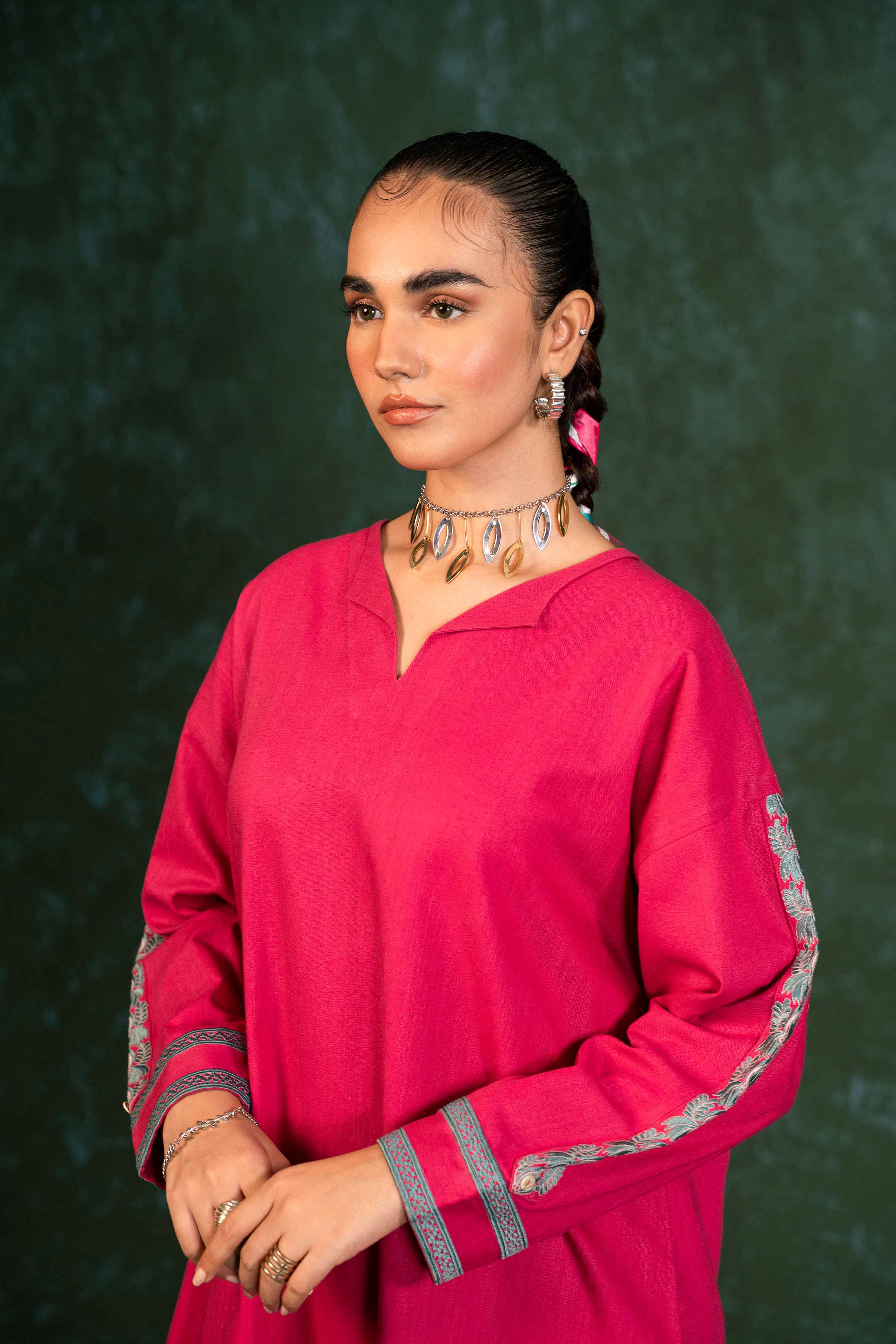 2 Piece - Embroidered Suit - PW23-64