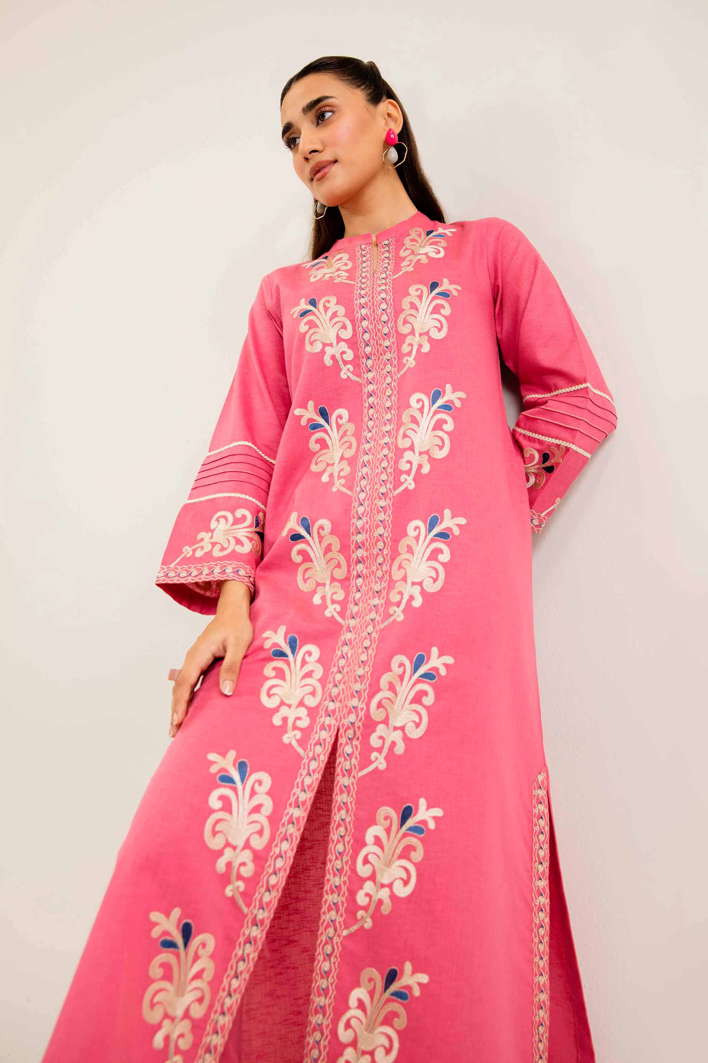 2 Piece - Embroidered Suit - PW24-116