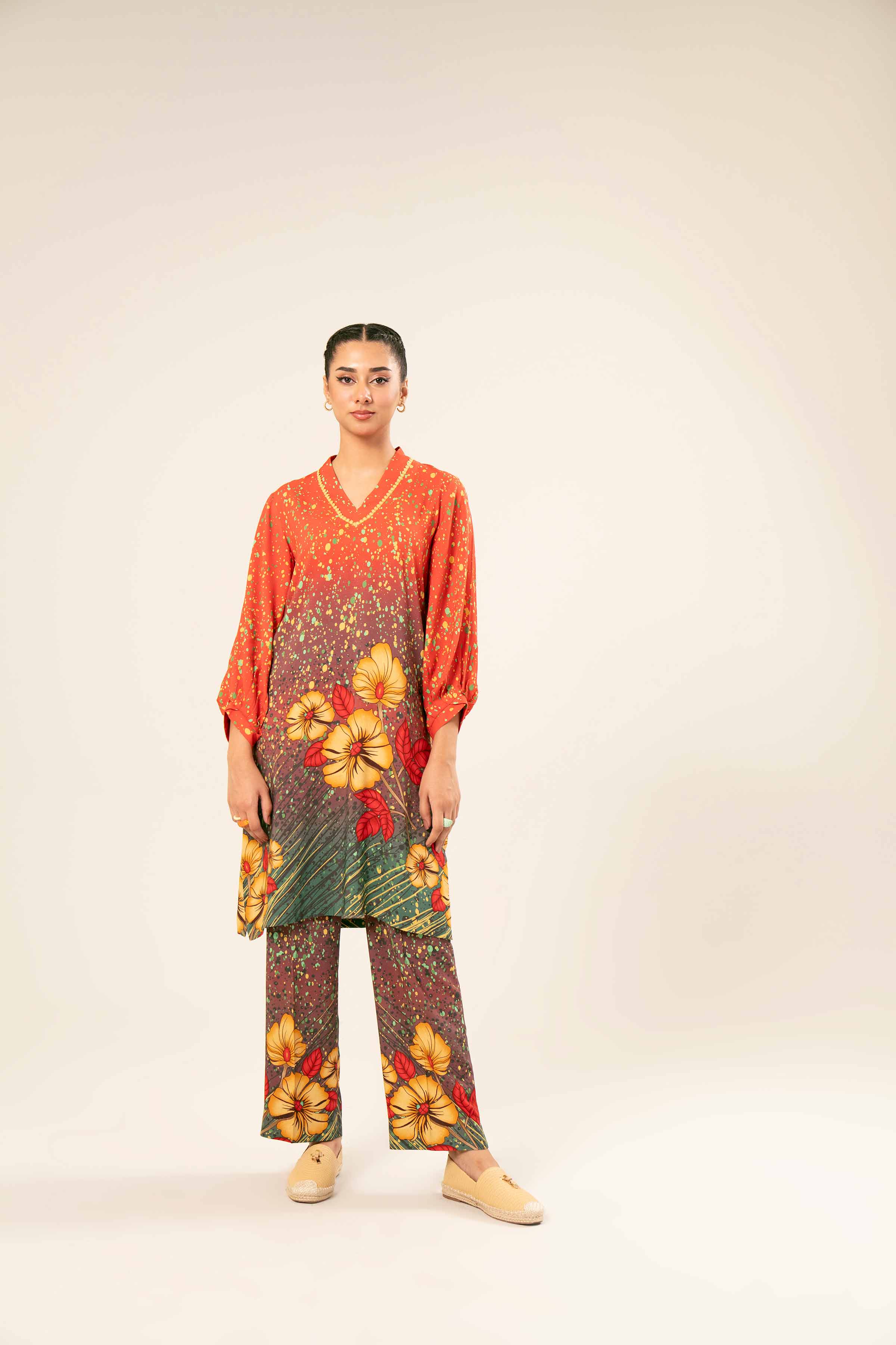 2 Piece - Printed Suit - PW24-120