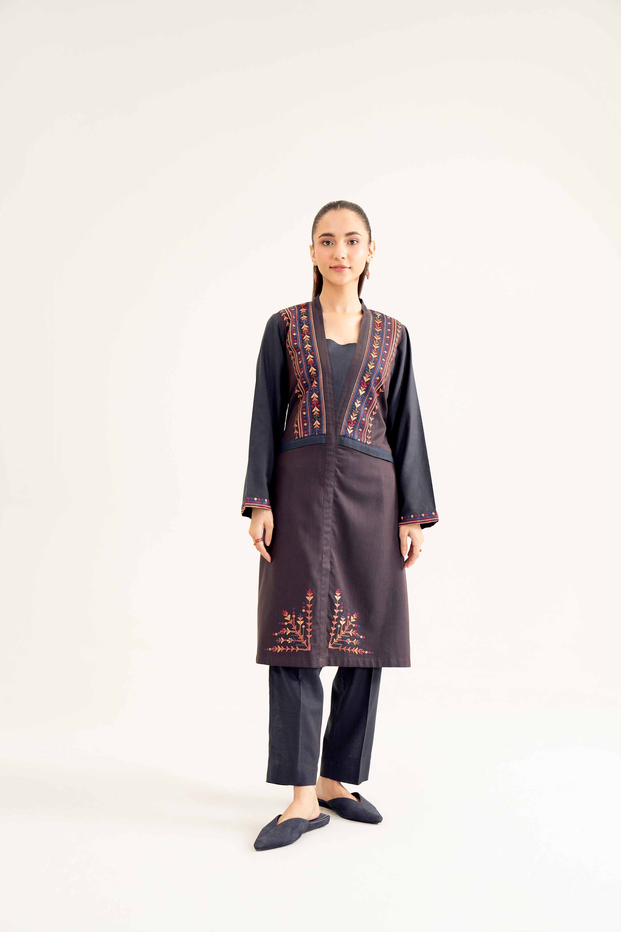 2 Piece - Embroidered Suit - PW24-20