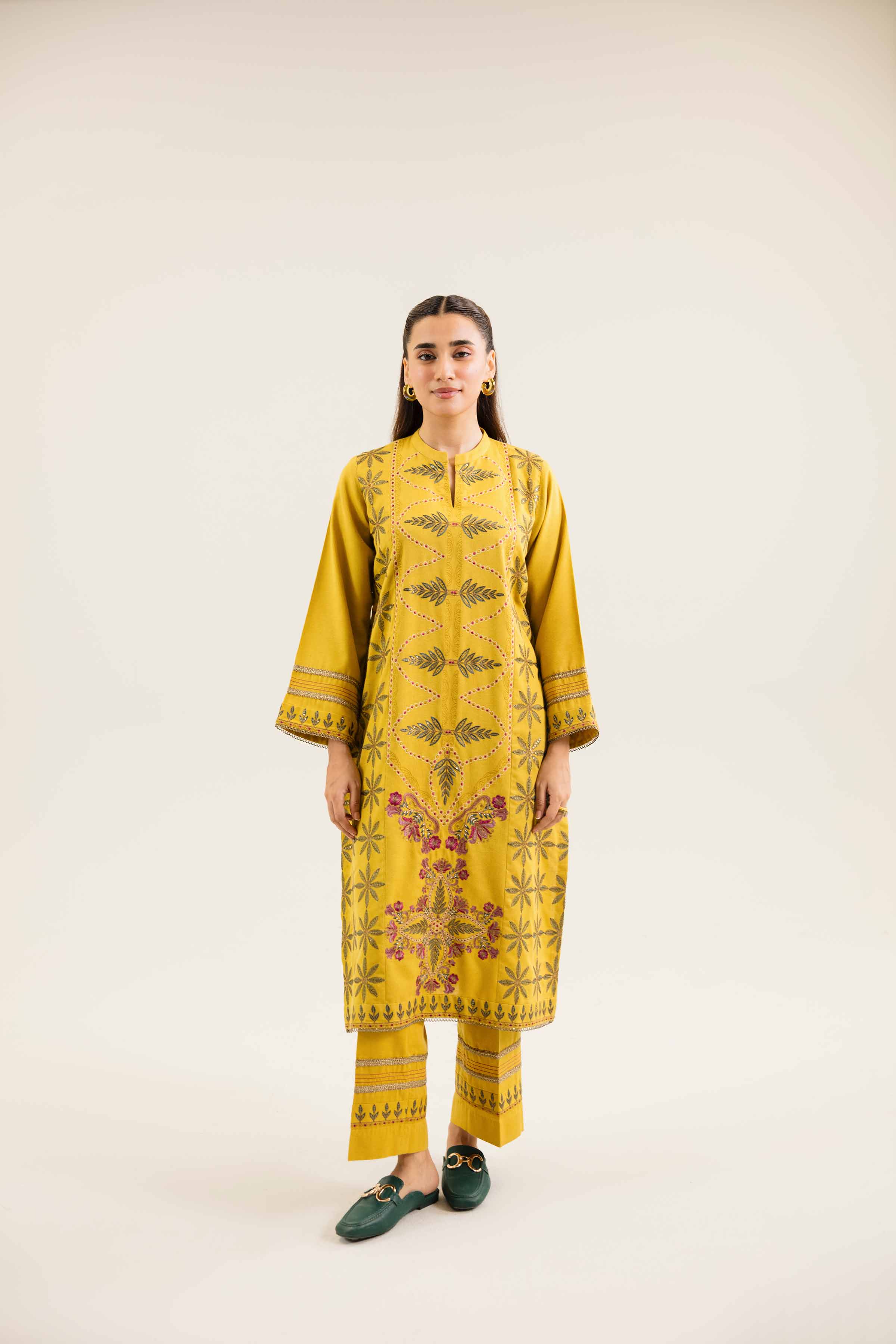 2 Piece - Embroidered Suit - PW24-239