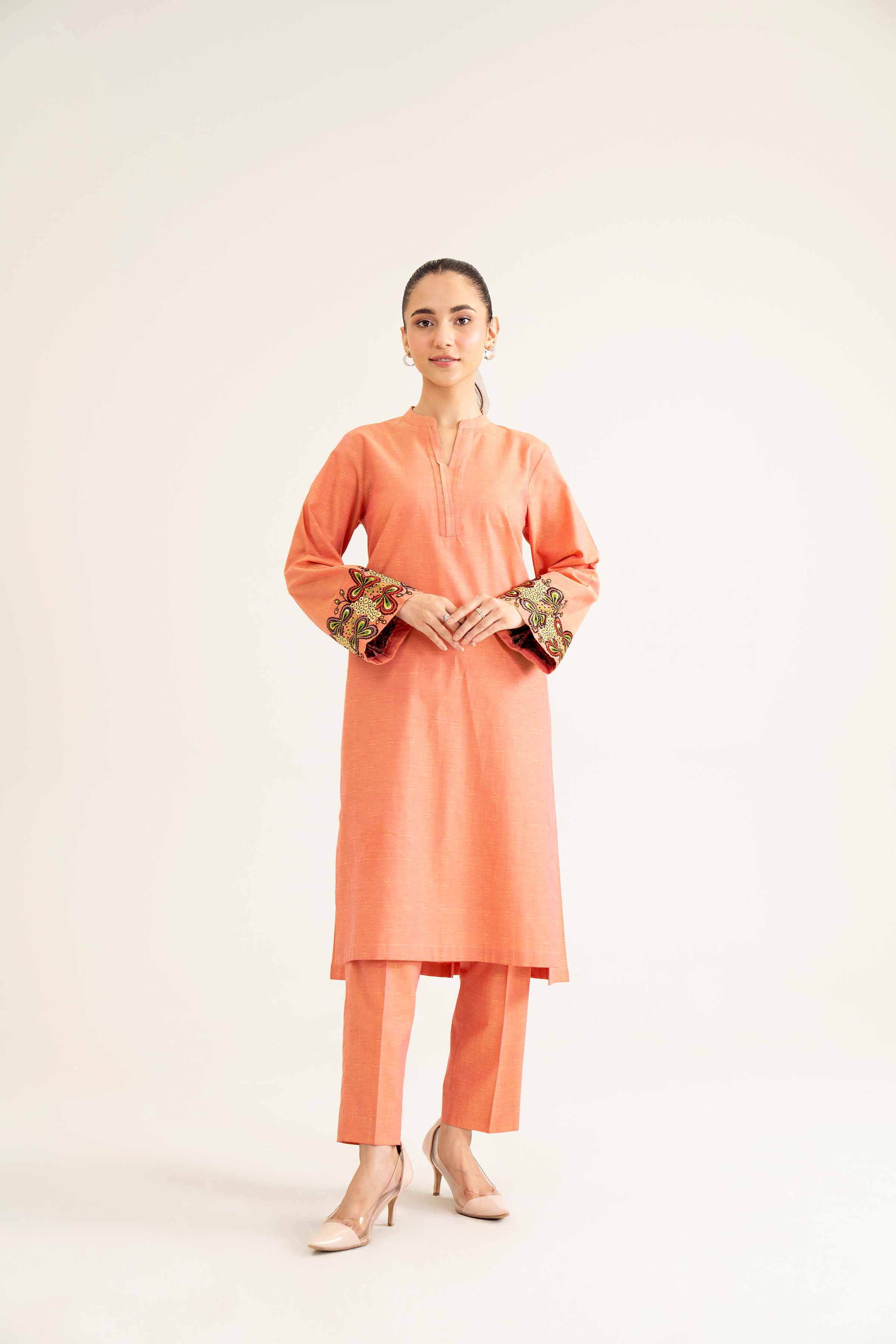 2 Piece - Embroidered Suit - PW24-30