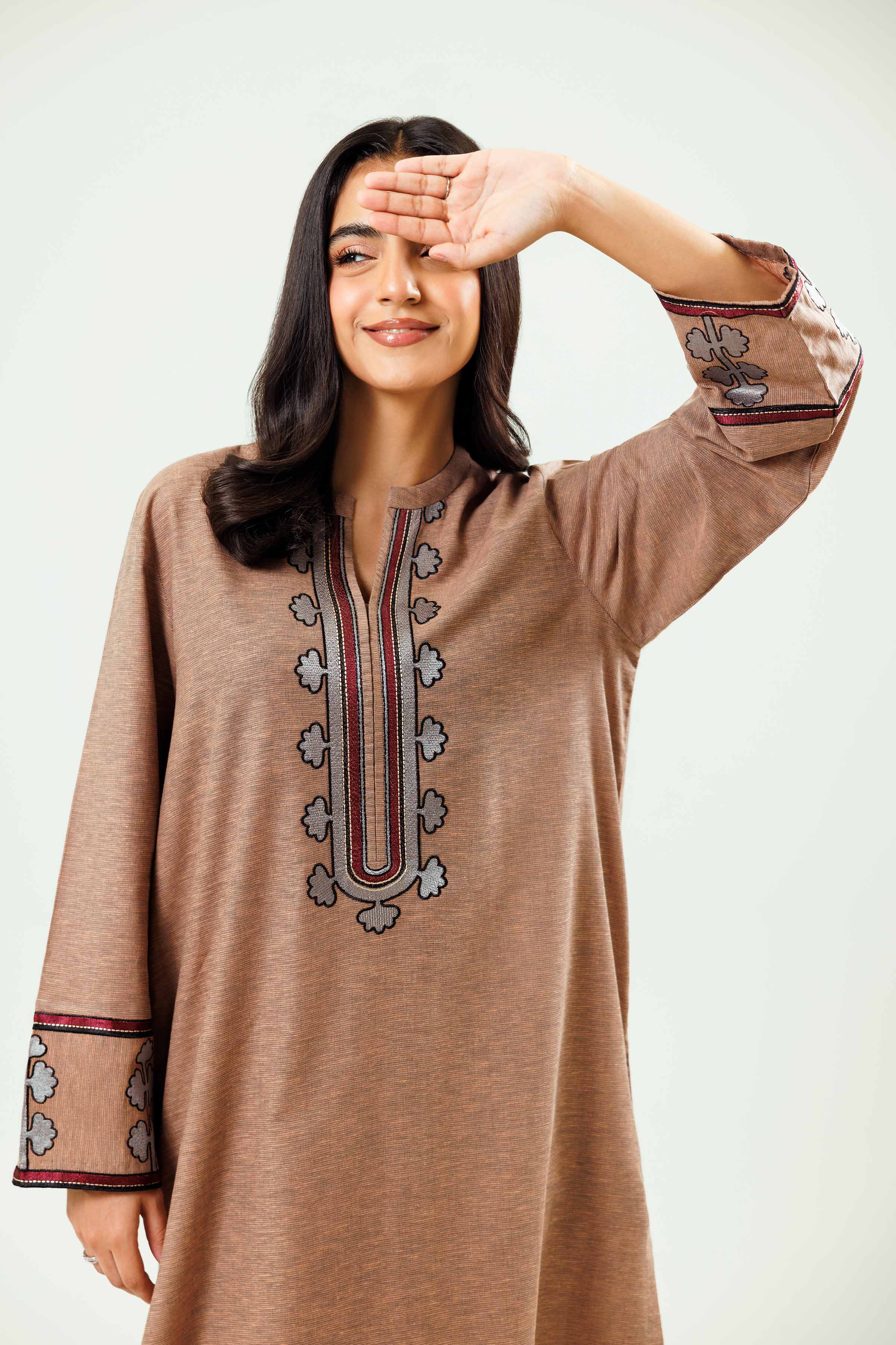 2 Piece - Embroidered Suit - PW24-55