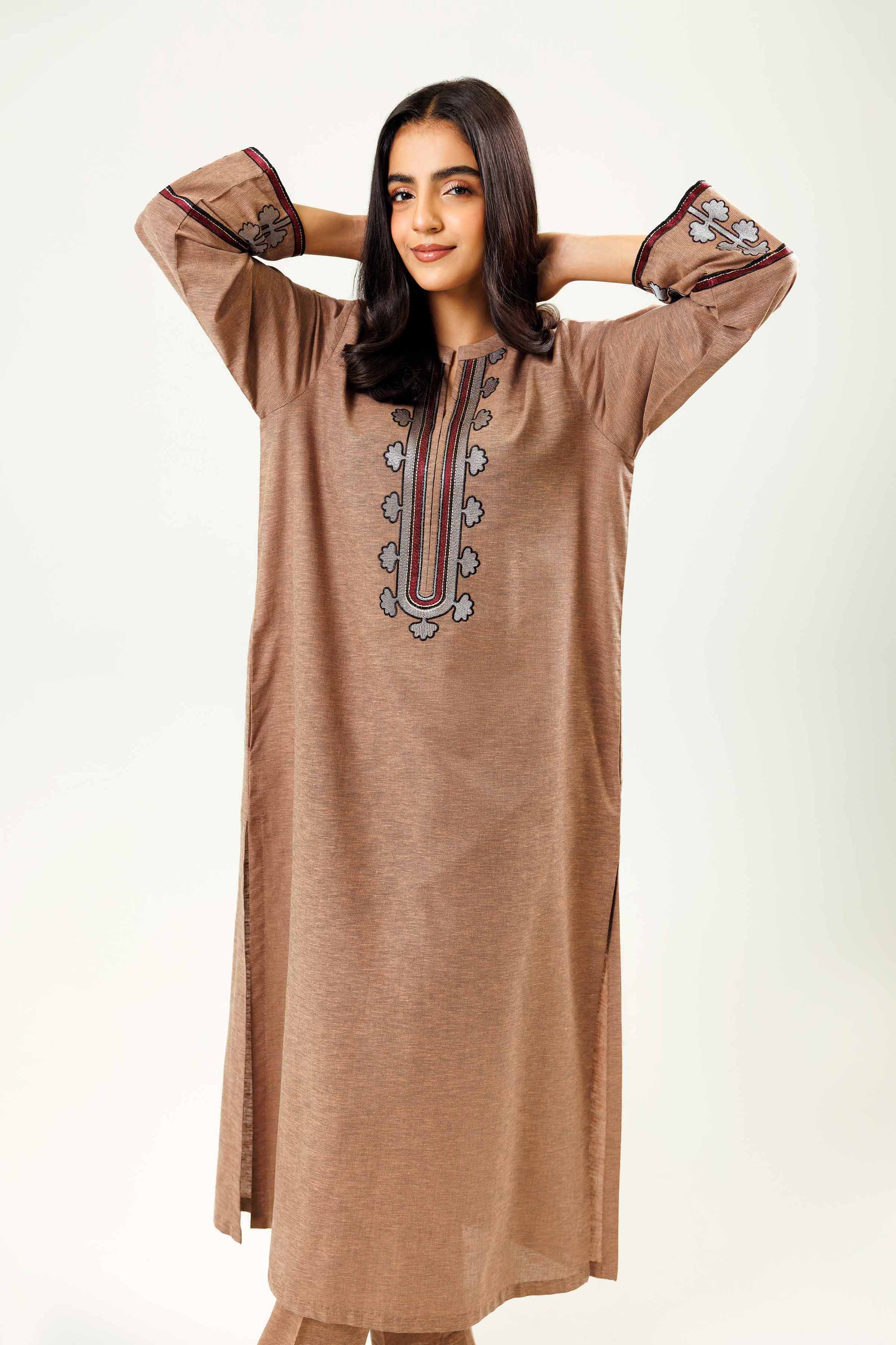 2 Piece - Embroidered Suit - PW24-55