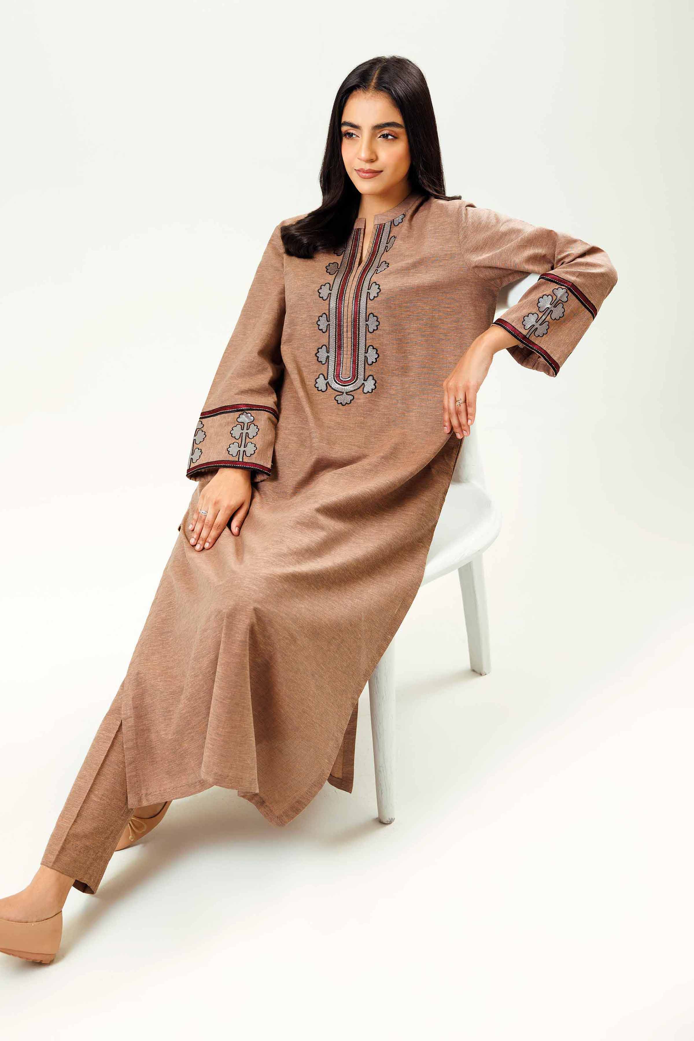 2 Piece - Embroidered Suit - PW24-55