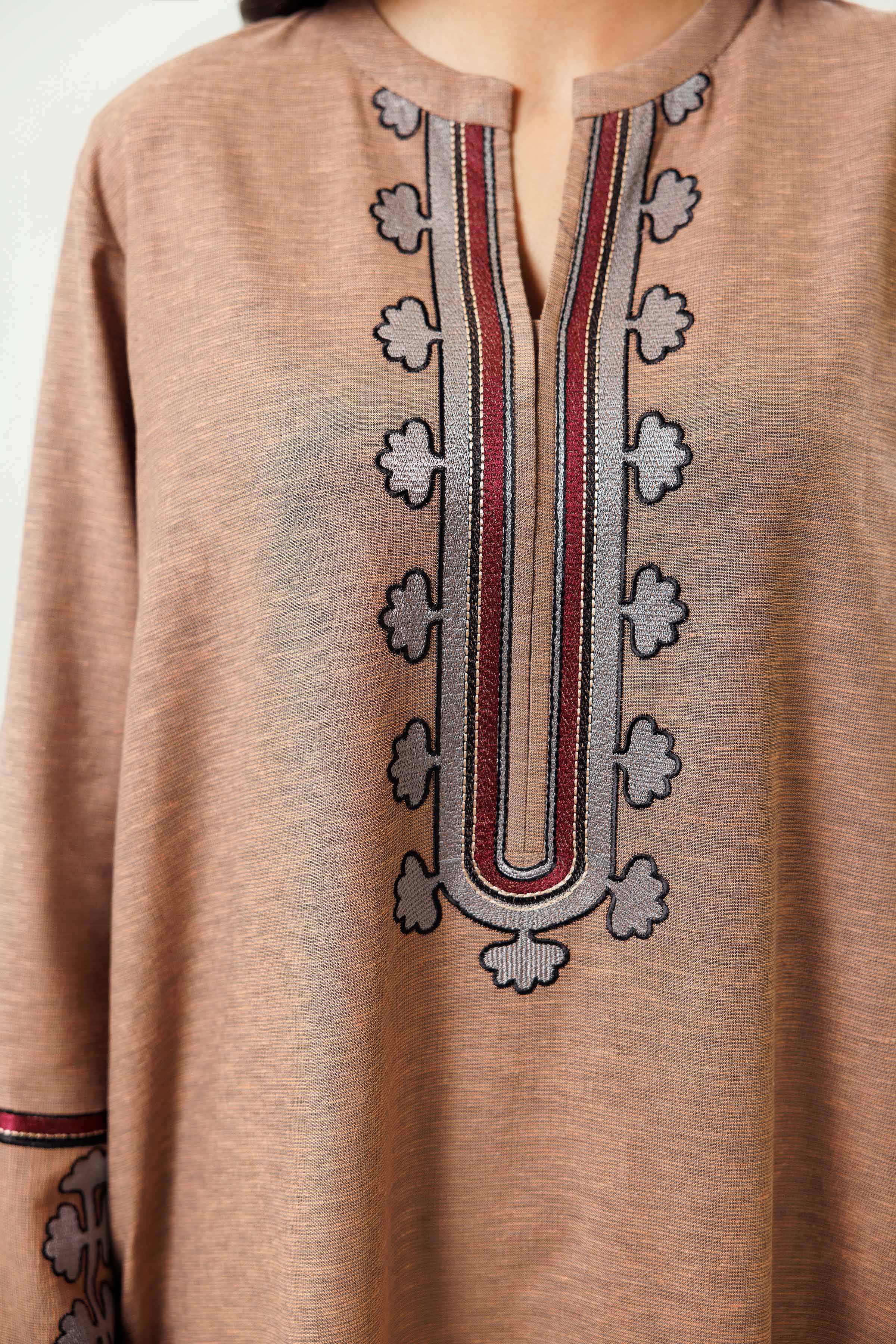 2 Piece - Embroidered Suit - PW24-55