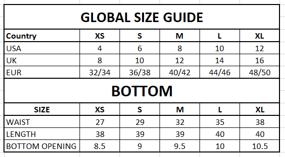 Size Guide