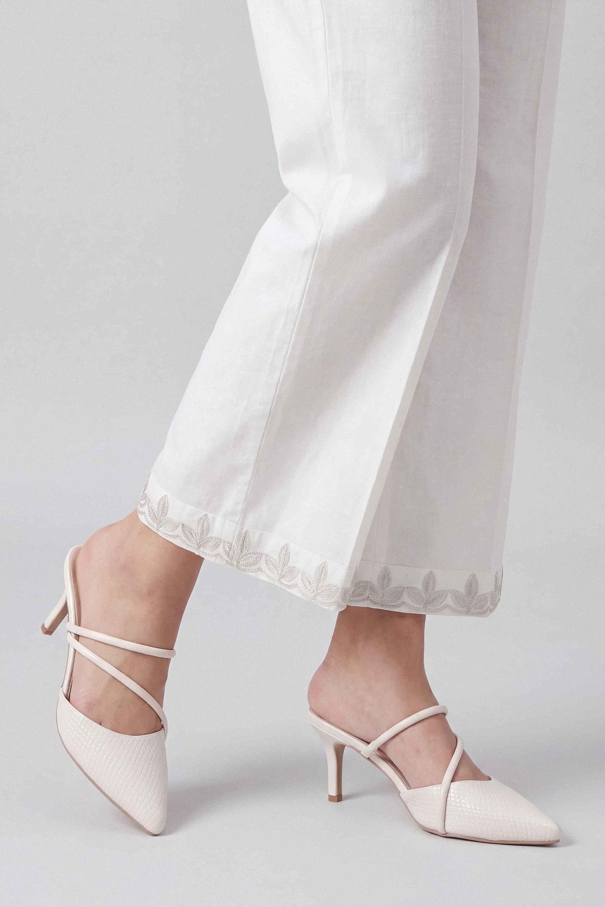 Embroidered Trousers - PW25-139