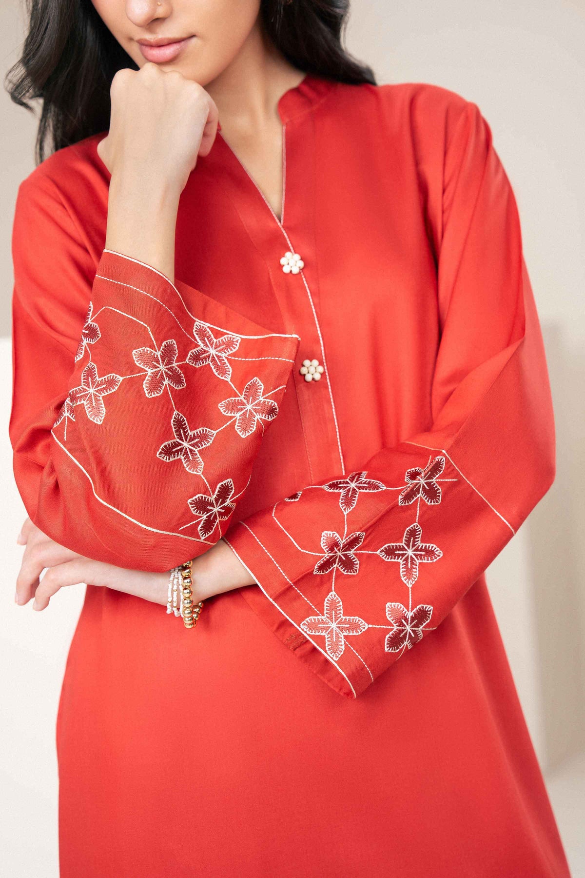 2 Piece - Embroidered Suit - PW25-176-for Women -  Pret Collection | Nishat UAE | Shop Online 