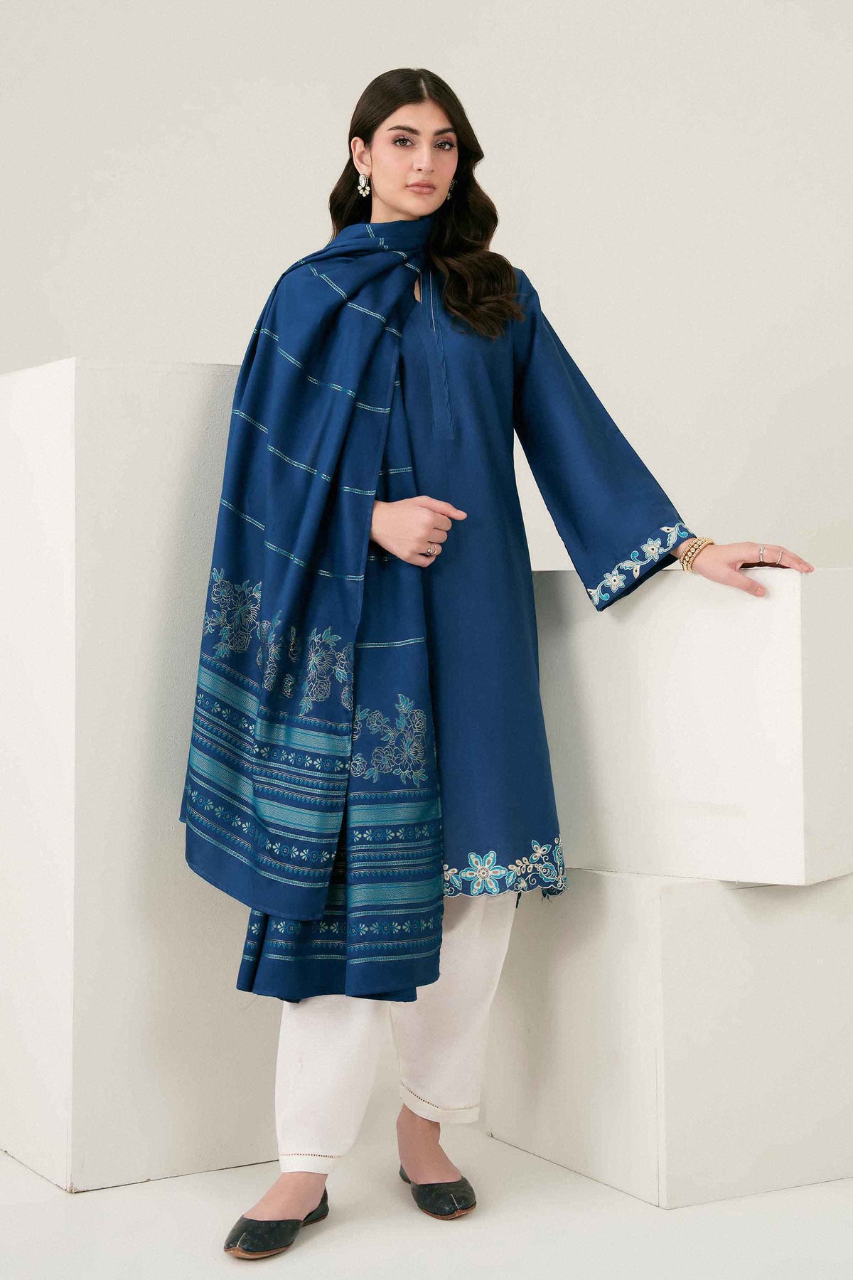 2 Piece - Embroidered Suit - PW25-194 for Women - Pret Collection | Nishat UAE | Shop Online