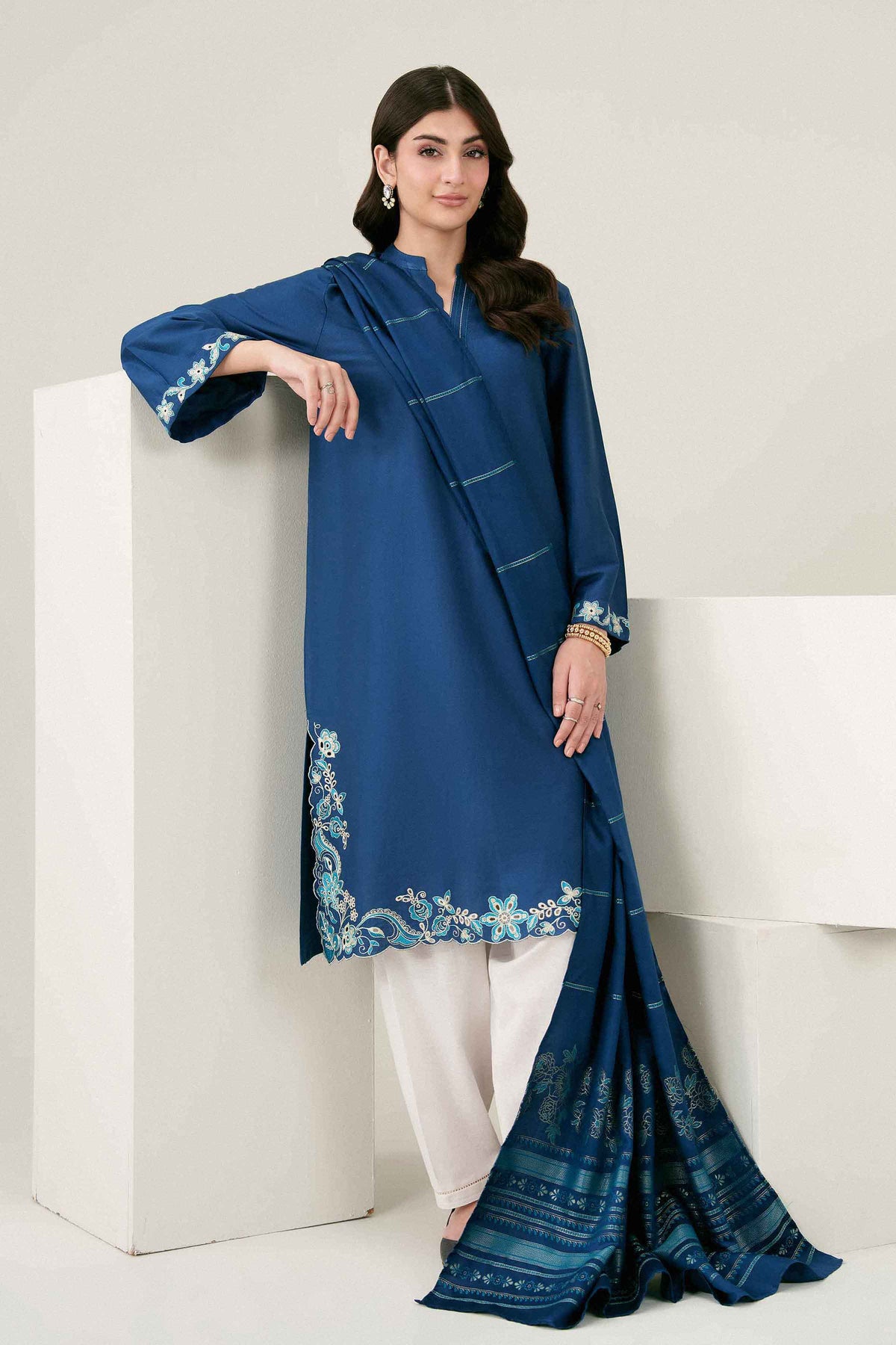 2 Piece - Embroidered Suit - PW25-194 for Women - Pret Collection | Nishat UAE | Shop Online