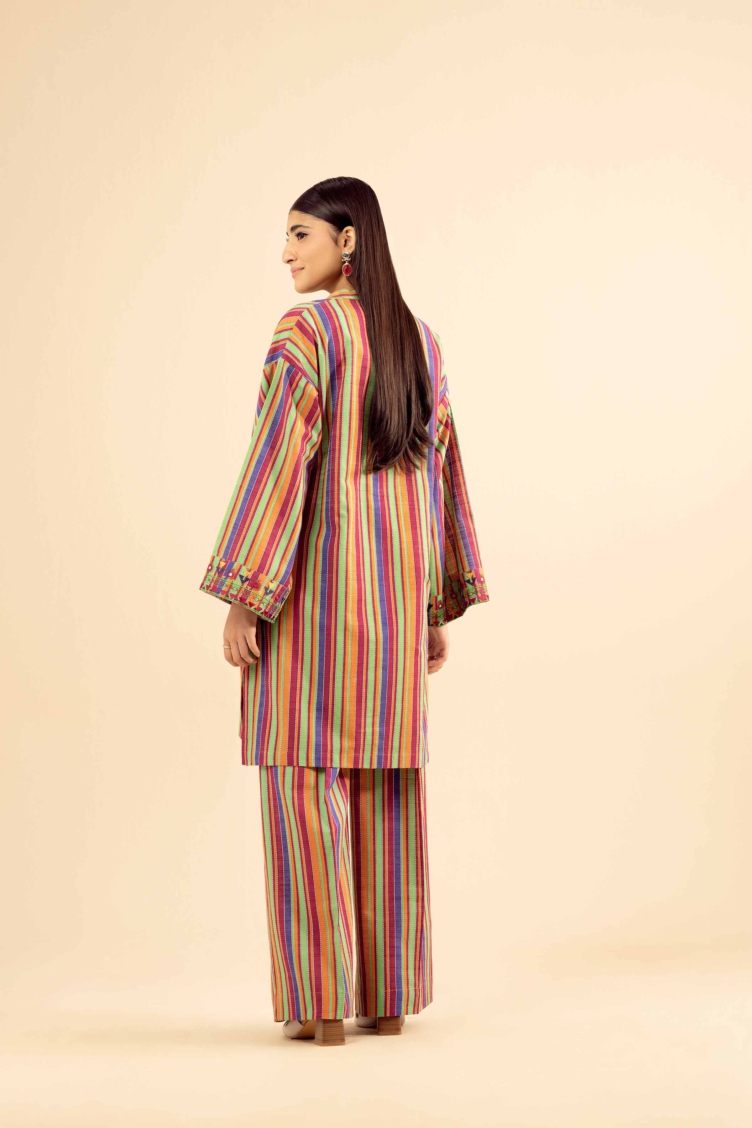 NISHATUAE - Multi Embroidered Khaddar 2-piece Ready to wear Dress