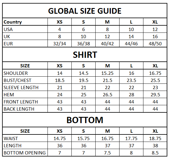 Size Guide
