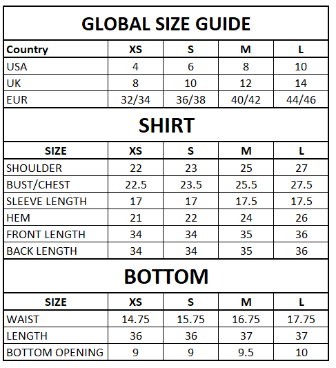 Size Guide