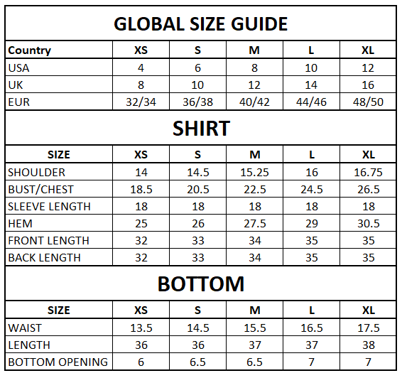 Size Guide