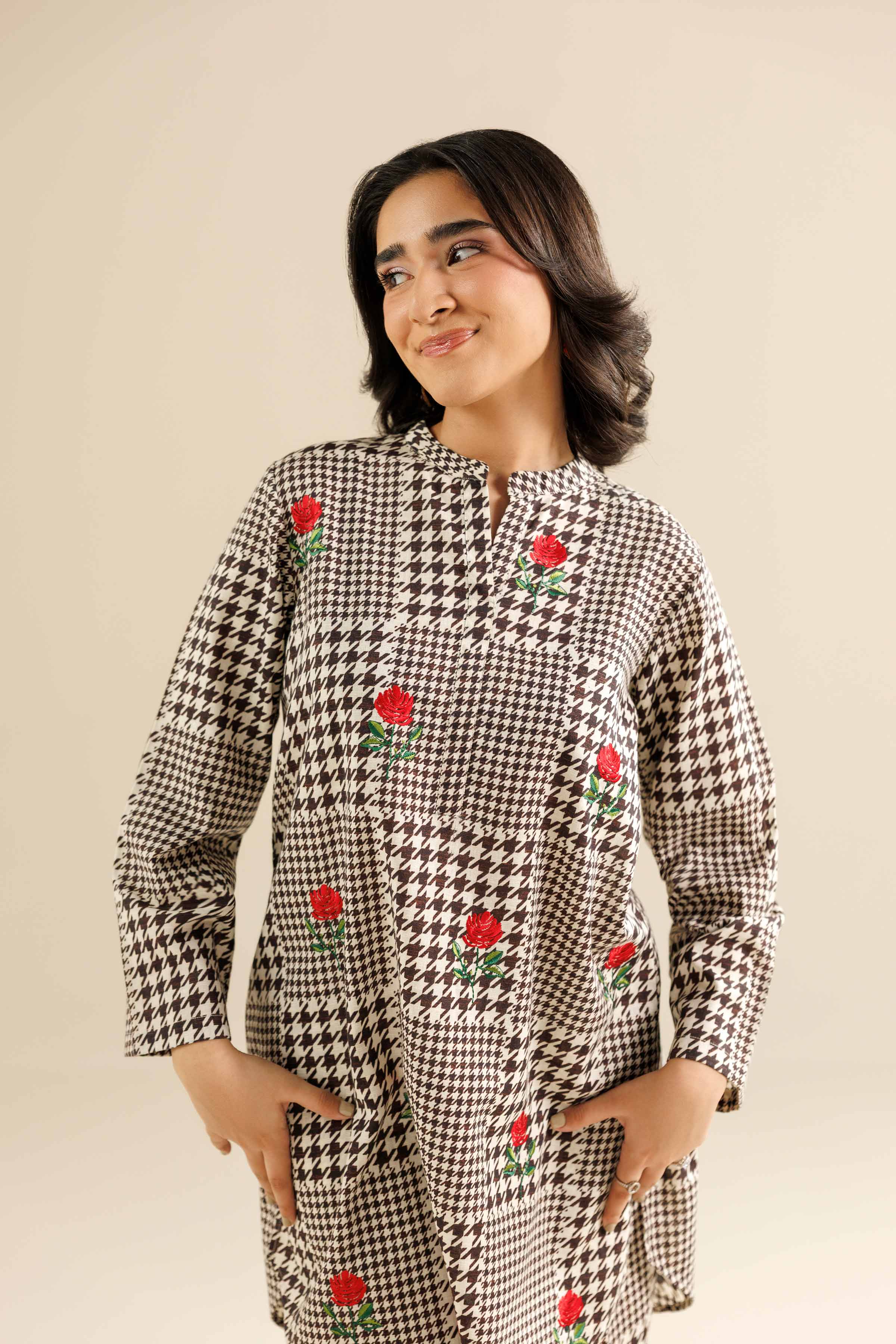 NISHATUAE - Multi Embroidered Karandi 2-piece Ready to wear Dress