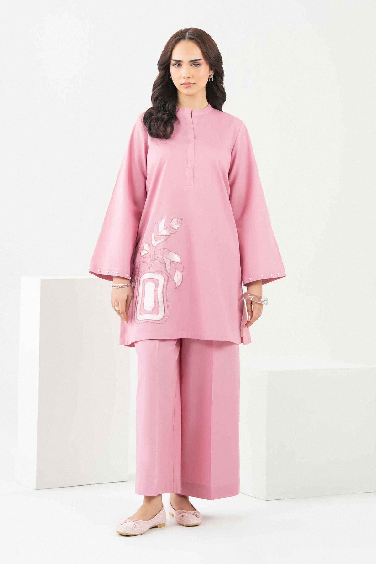 2 Piece - Embroidered Suit - PW25-297-for Women -  Pret Collection | Nishat UAE | Shop Online 