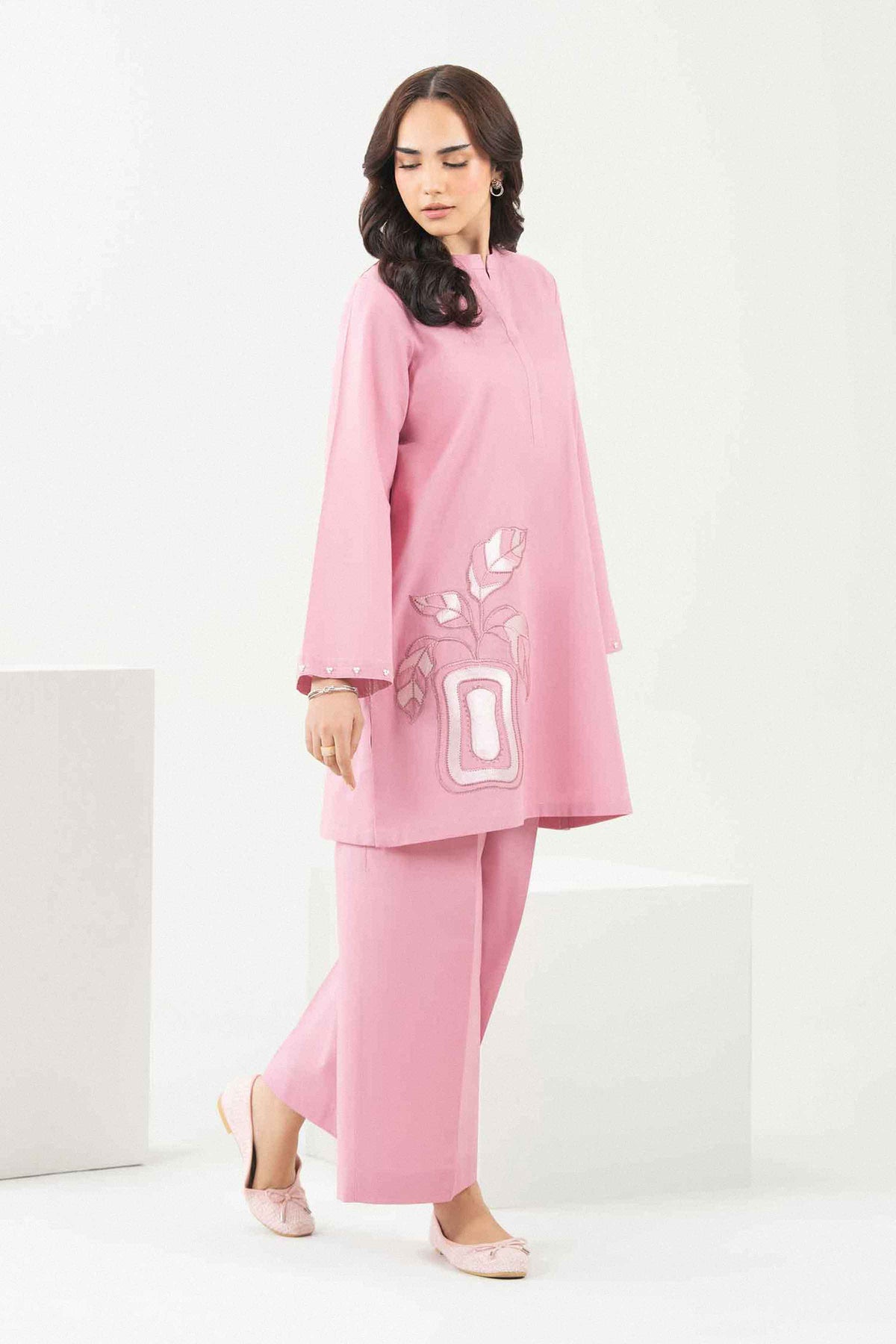 2 Piece - Embroidered Suit - PW25-297-for Women -  Pret Collection | Nishat UAE | Shop Online 