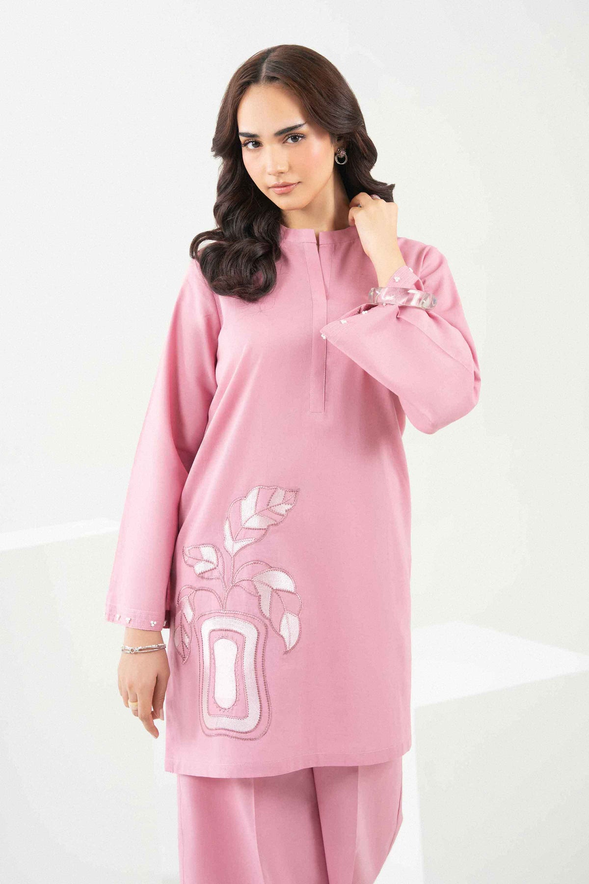 2 Piece - Embroidered Suit - PW25-297-for Women -  Pret Collection | Nishat UAE | Shop Online 