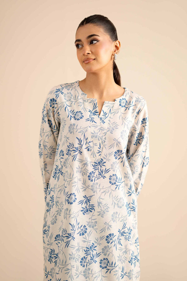 NISHATUAE - Multi Printed Karandi 2-piece Ready to wear Dress