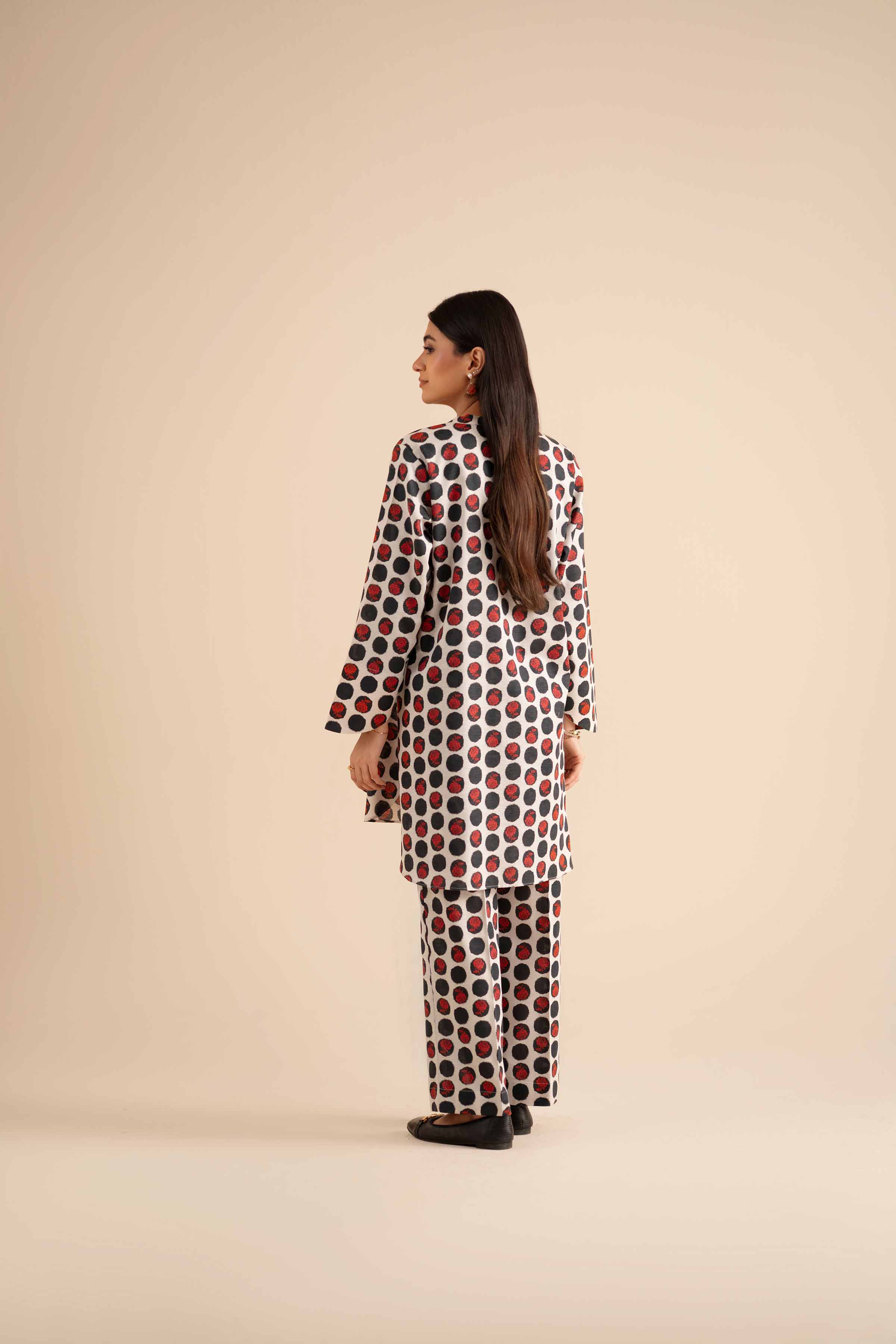 NISHATUAE - Multi Printed Karandi 2-piece Ready to wear Dress