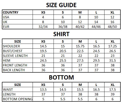 Size Guide