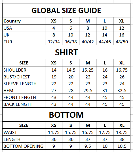 Size Guide