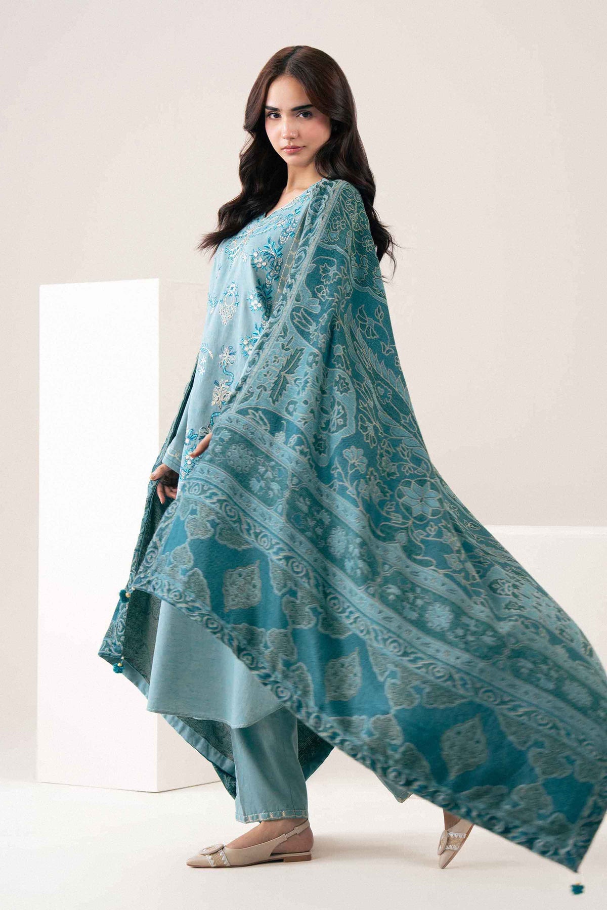 3 Piece - Embroidered Suit - PW25-482 for Women - Pret Collection | Nishat UAE | Shop Online