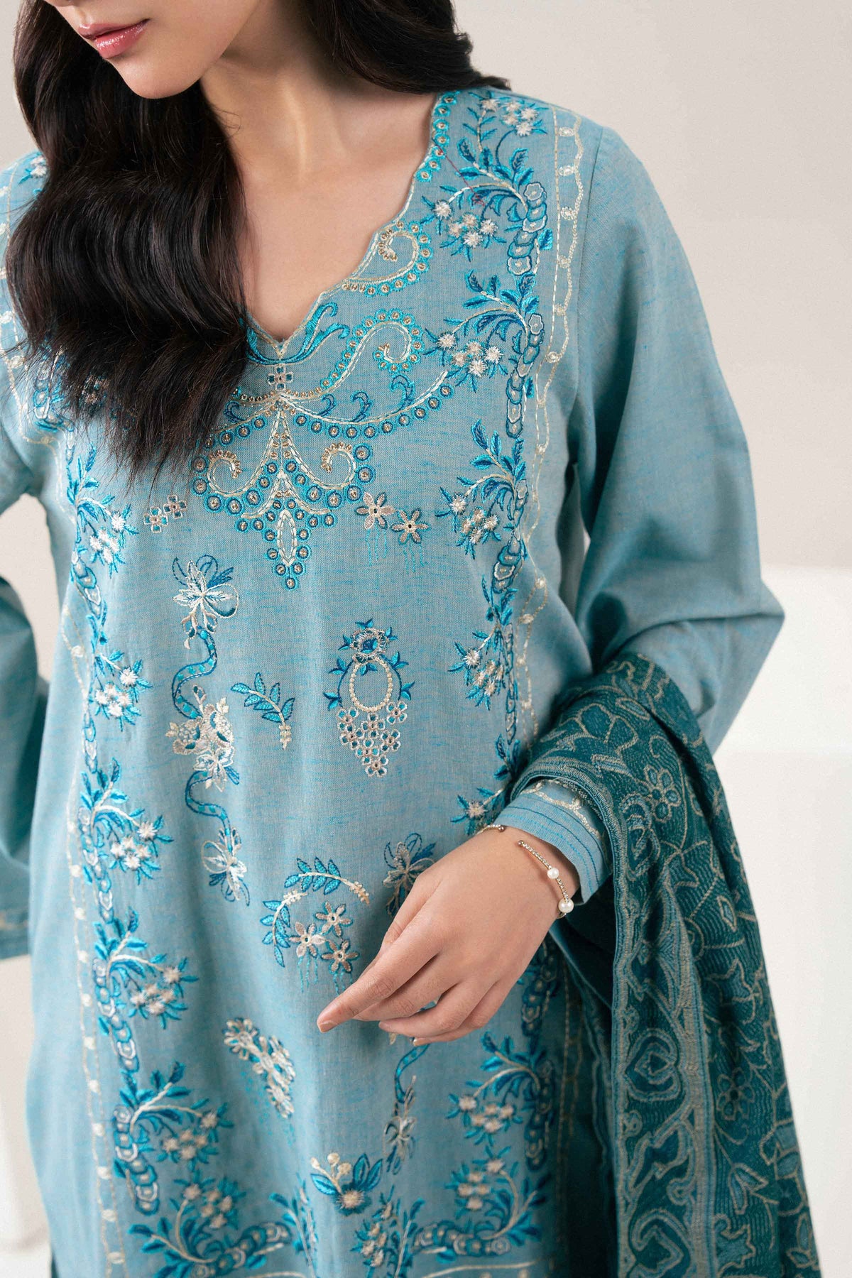 3 Piece - Embroidered Suit - PW25-482 for Women - Pret Collection | Nishat UAE | Shop Online