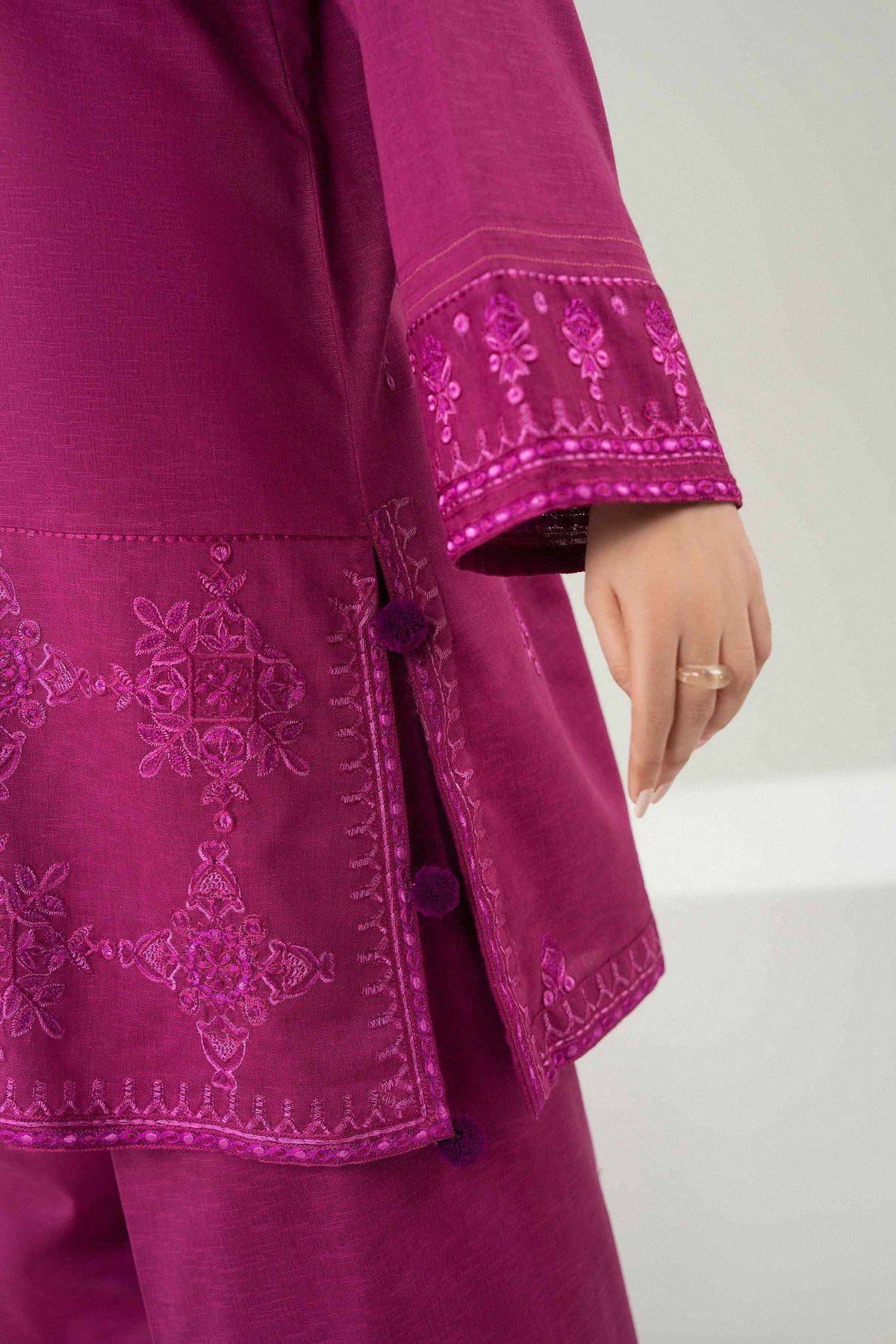 3 Piece - Embroidered Suit - PW25-485 for Women - Pret Collection | Nishat UAE | Shop Online