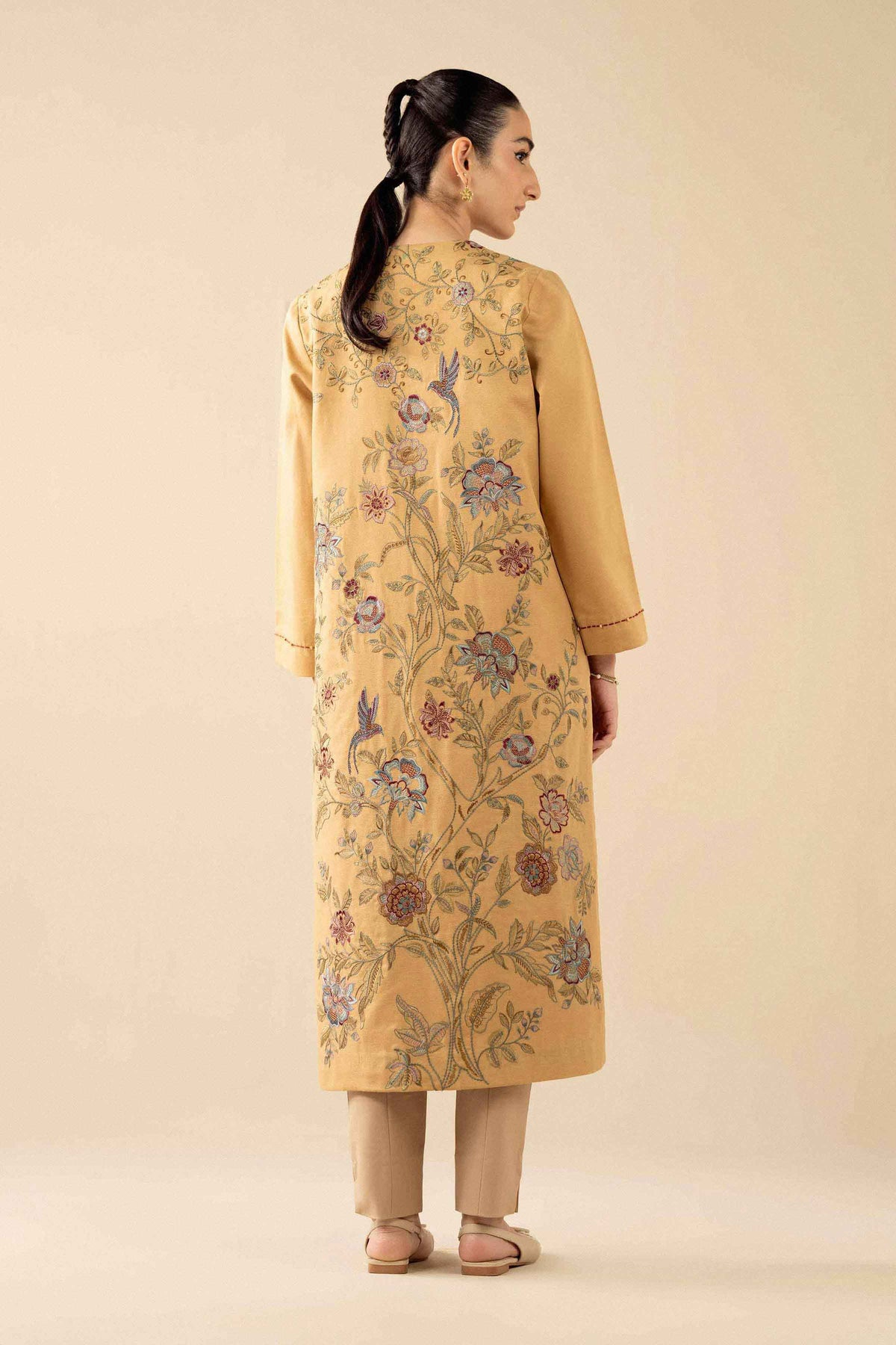 Embroidered Jacket - PW25-546 for, - Pret Collection | Nishat | Shop Online 