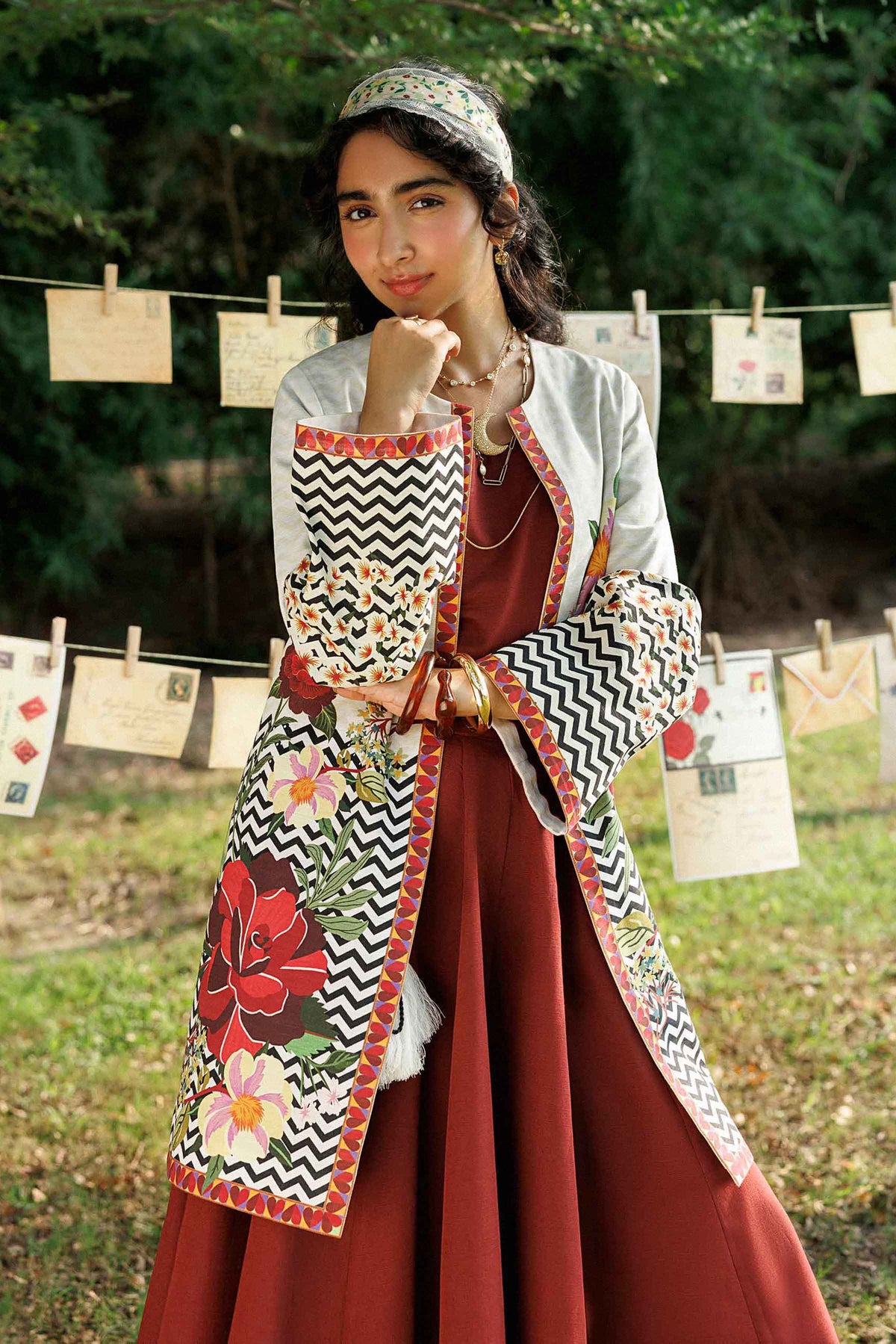 Printed Jacket - PW25-556