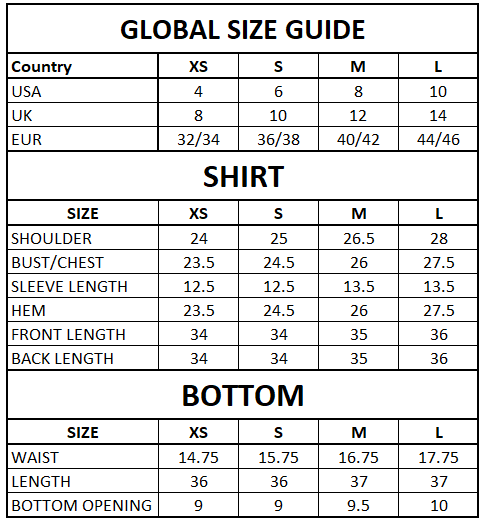 Size Guide