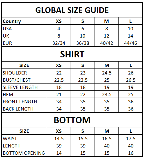 Size Guide