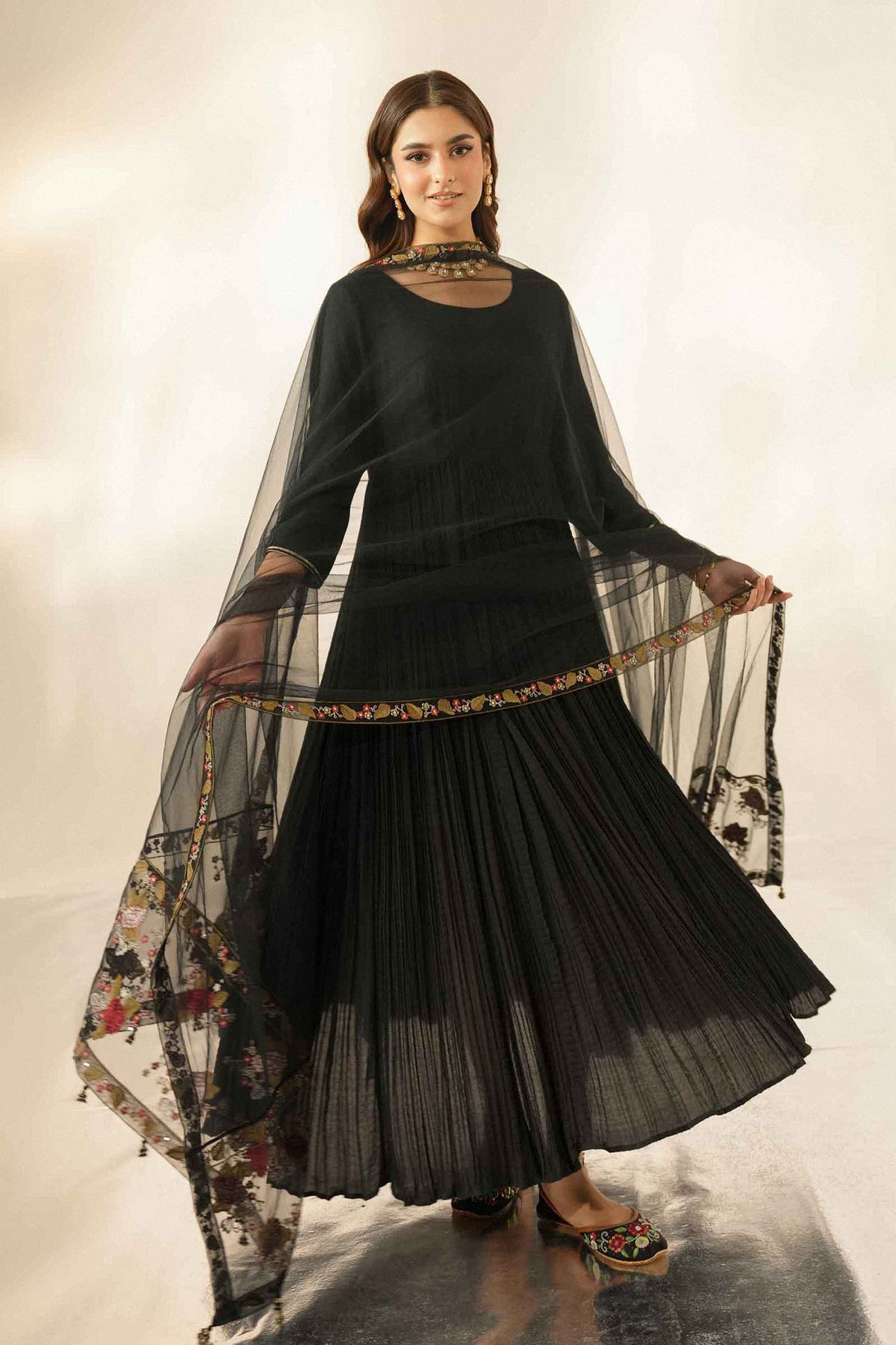 Embroidered Dupatta - ST1DE-LUXE26WV1-5  for Women - Pret Collection | Nishat UAE | Shop Online