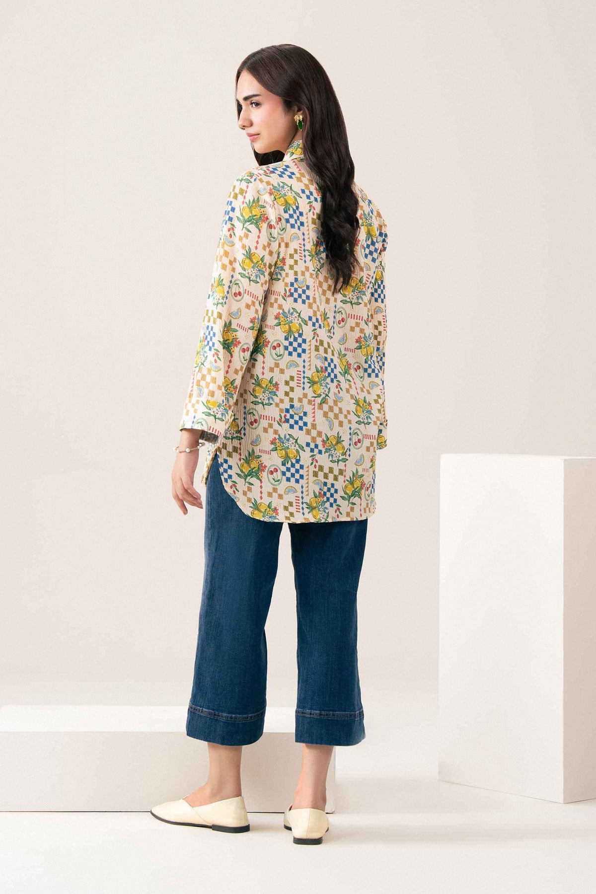 Printed Shirt - ST1J-AURA26WV3-3 for Women - Pret Collection | Nishat UAE | Shop Online