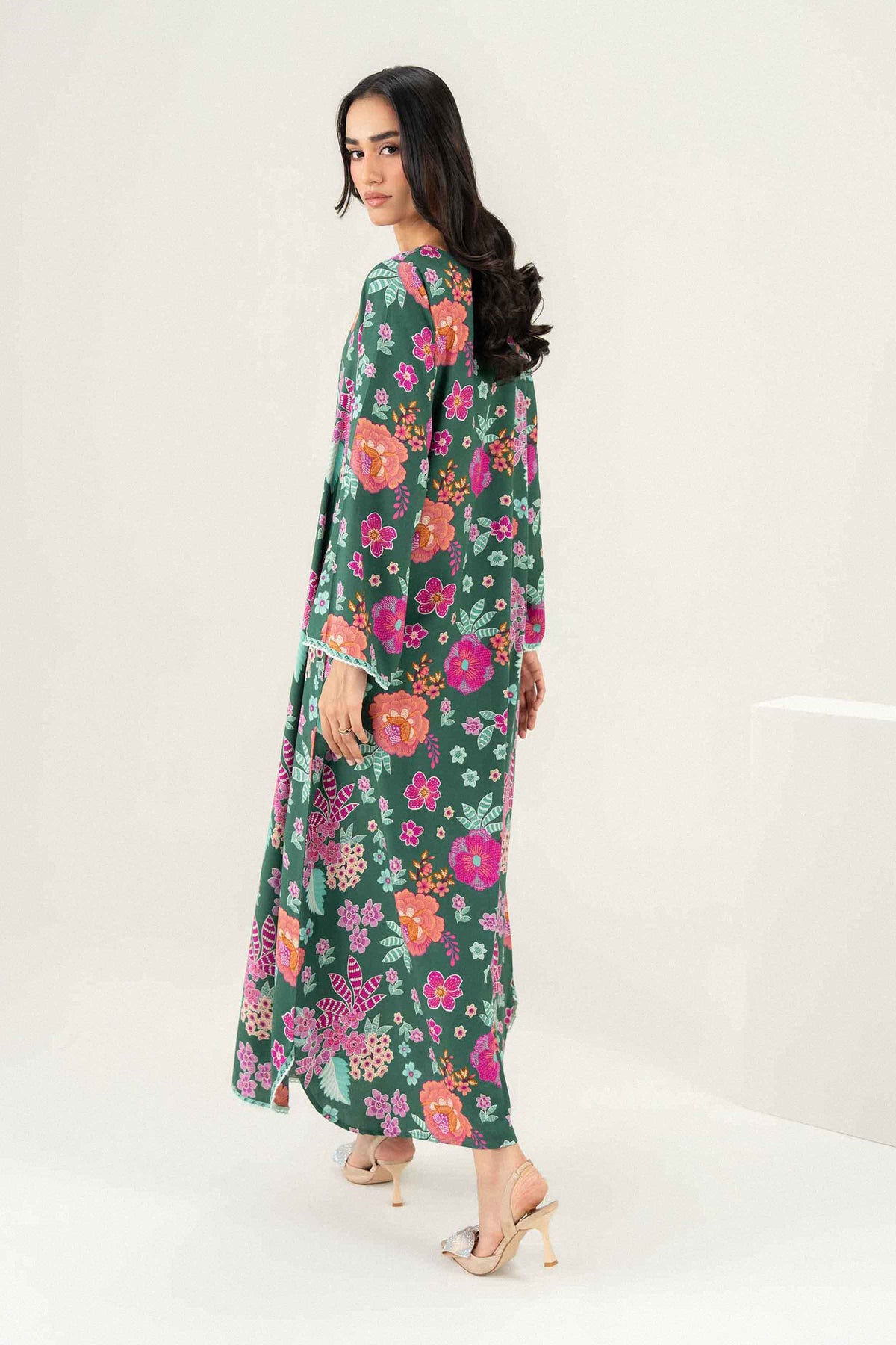 Printed Jalabiya - ST1S-JALA26WV2-1 for Women -  Pret Collection | Nishat UAE | Shop Online