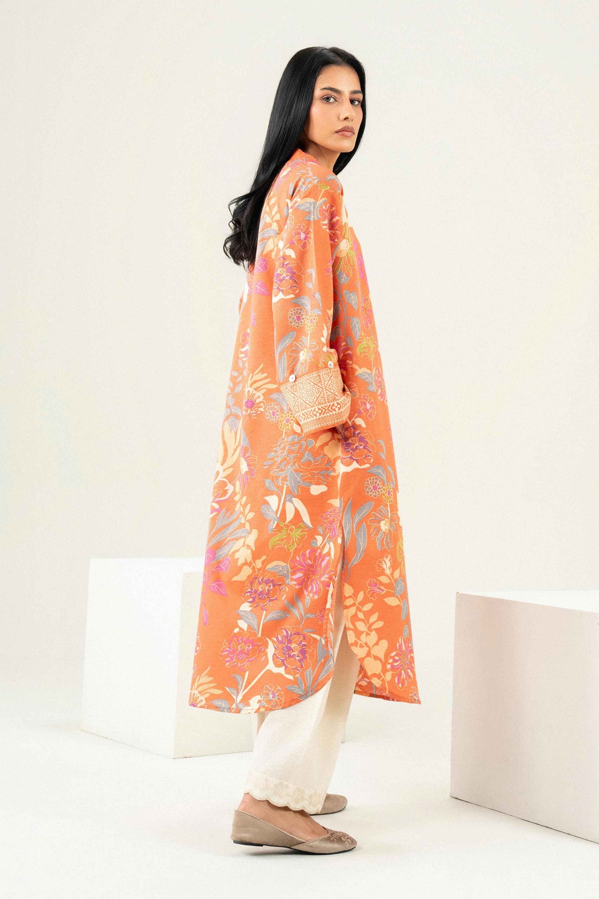 Printed Shirt - ST1S-PRET26WV2-1 for, - Pret Collection | Nishat | Shop Online 