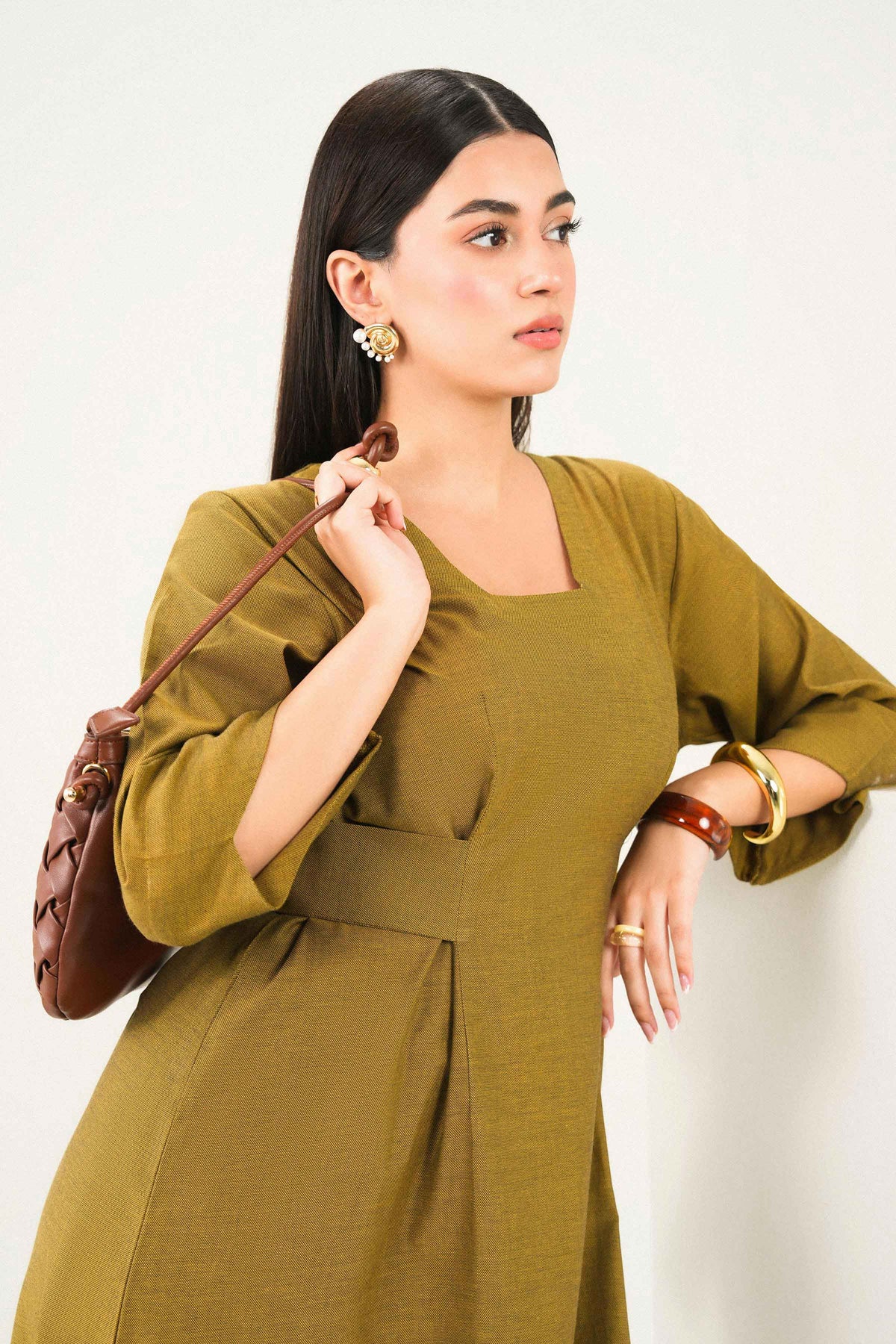 Solid Dress - ST1SE-AURA26WV3-1